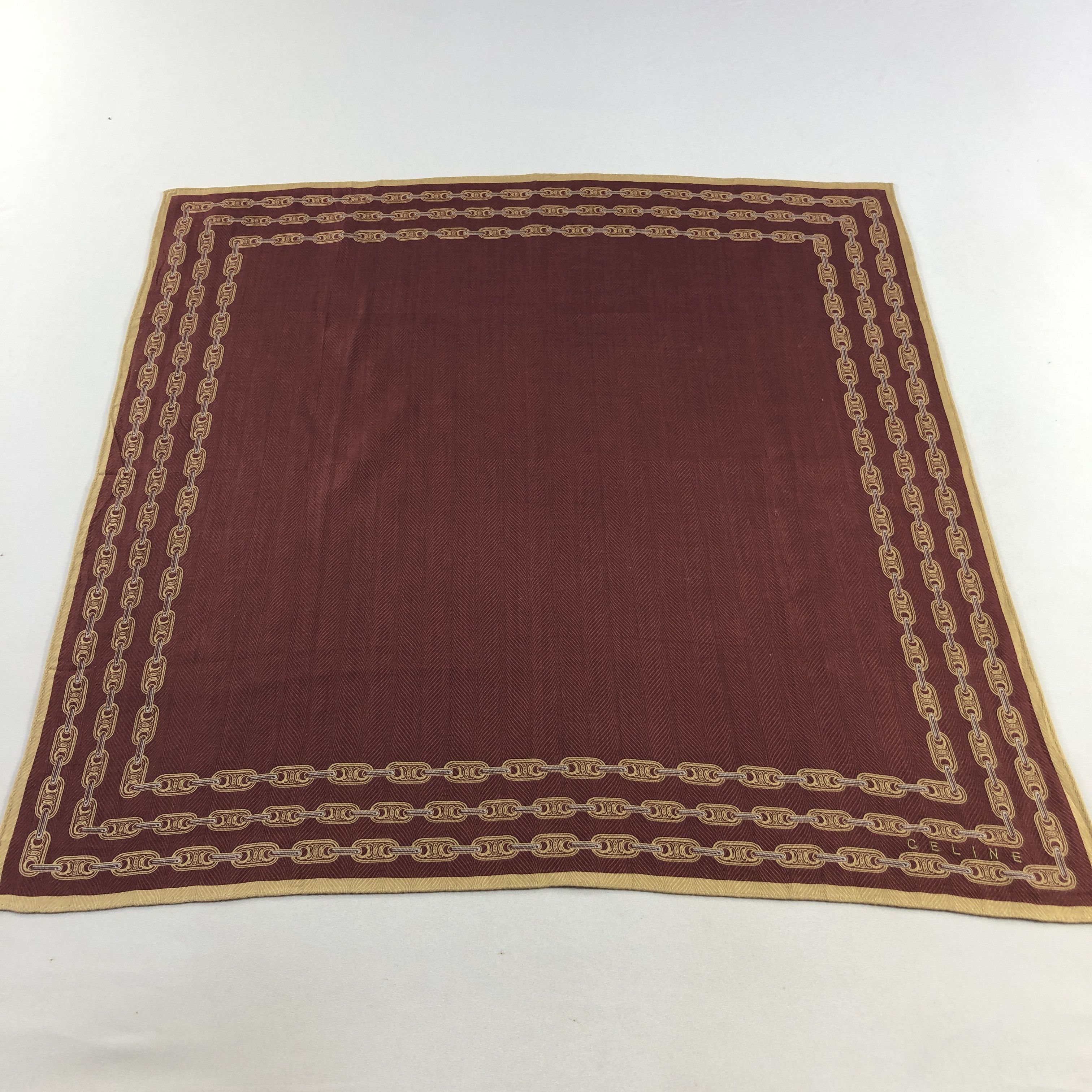 Celine × Vintage Celine Handkerchief Neckerchief Bandana H2570 Size ONE SIZE - 1 Thumbnail