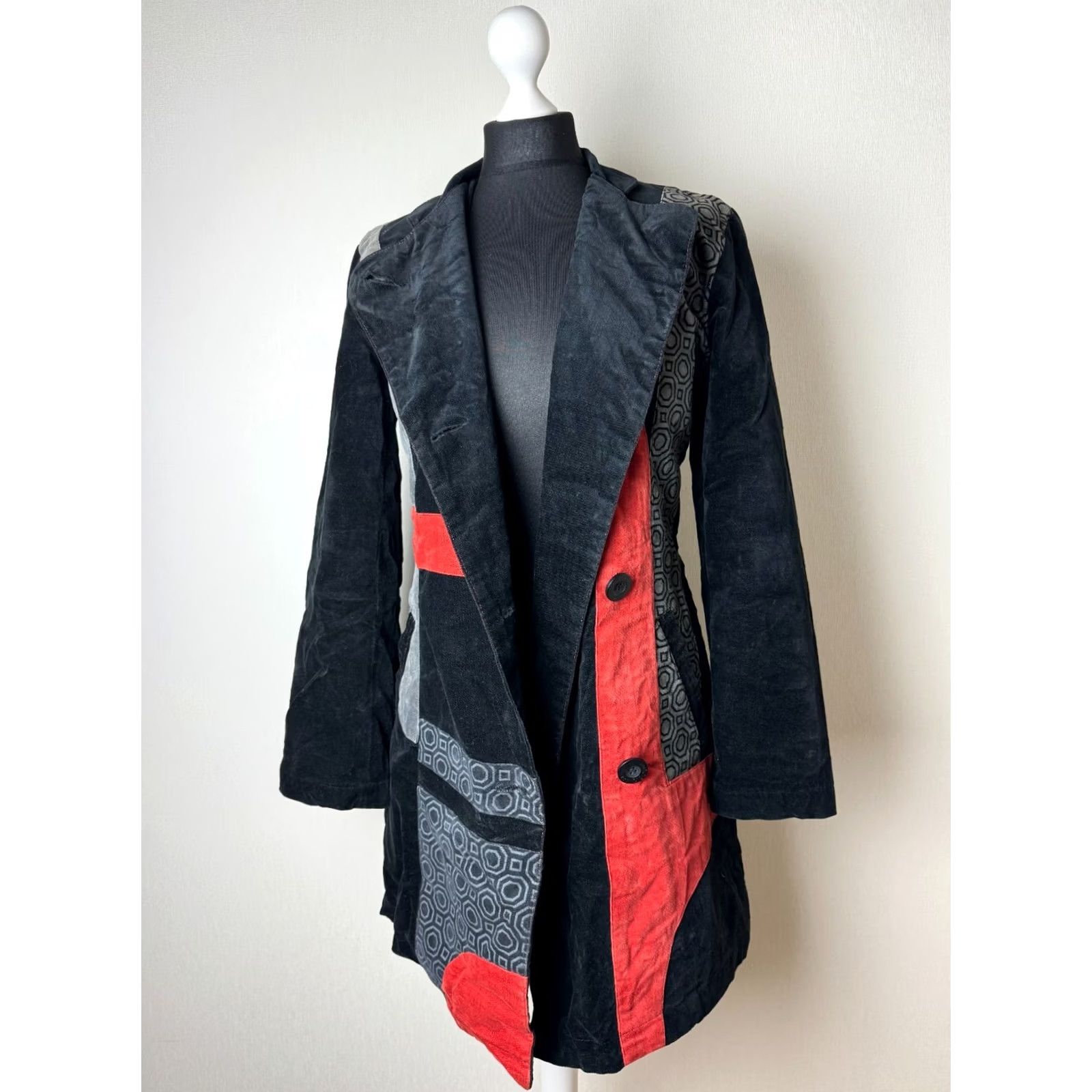 Desigual Desigual Coat Women 38 Multicoloured Cotton Blend Overcoat Jacket, Very Good, Size 38 Womens Size XS / US 0-2 / IT 36-38 - 5 Thumbnail