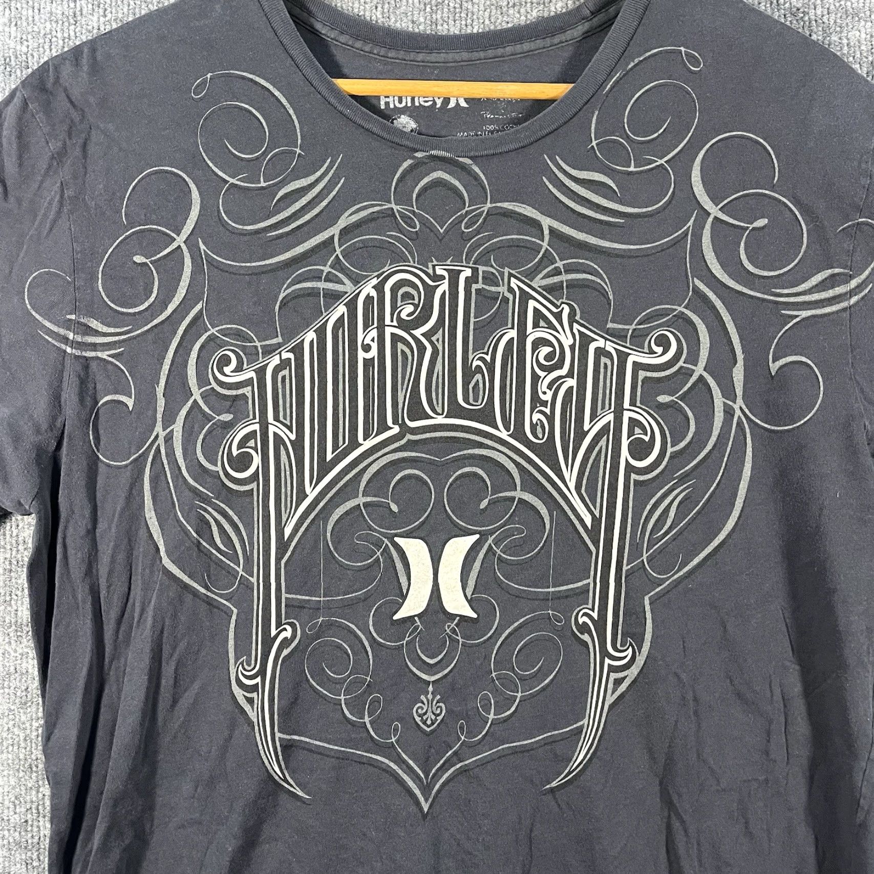 Hurley Hurley T Shirt XL VTG Y2k Gary Grunge Skate Goth Cyber Surf Graphic Short Sleeve Size US XL / EU 56 / 4 - 2 Thumbnail