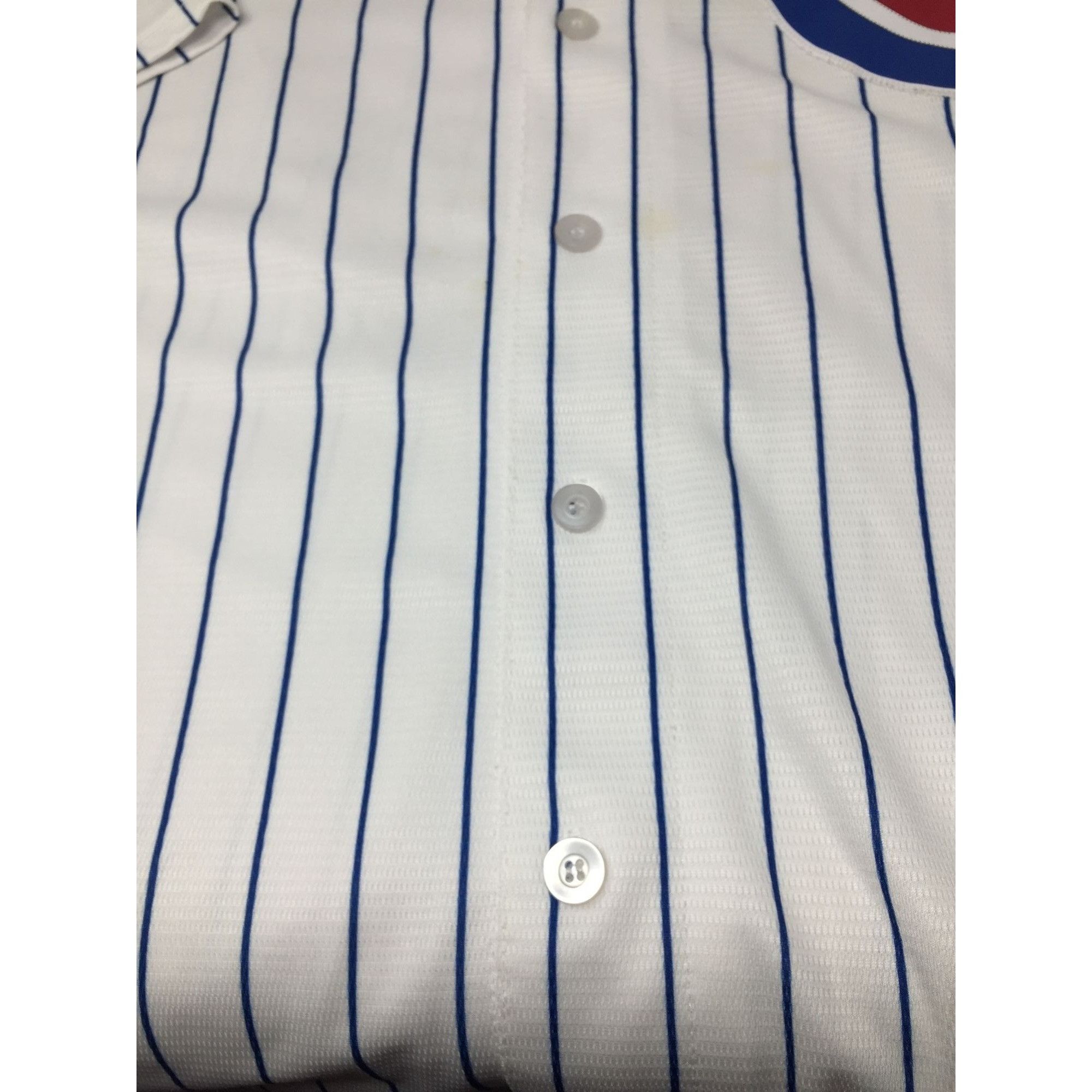 Other Vintage Chicago Cubs Kris Bryant #17 White and Blue Striped Size US XXL / EU 58 / 5 - 6 Thumbnail