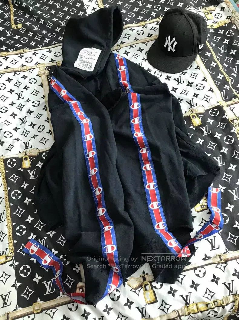 Vetements VETEMENTS Black Ribbon Hoodie Hooded Sweatshirt Size US L / EU 52-54 / 3 - 2 Thumbnail