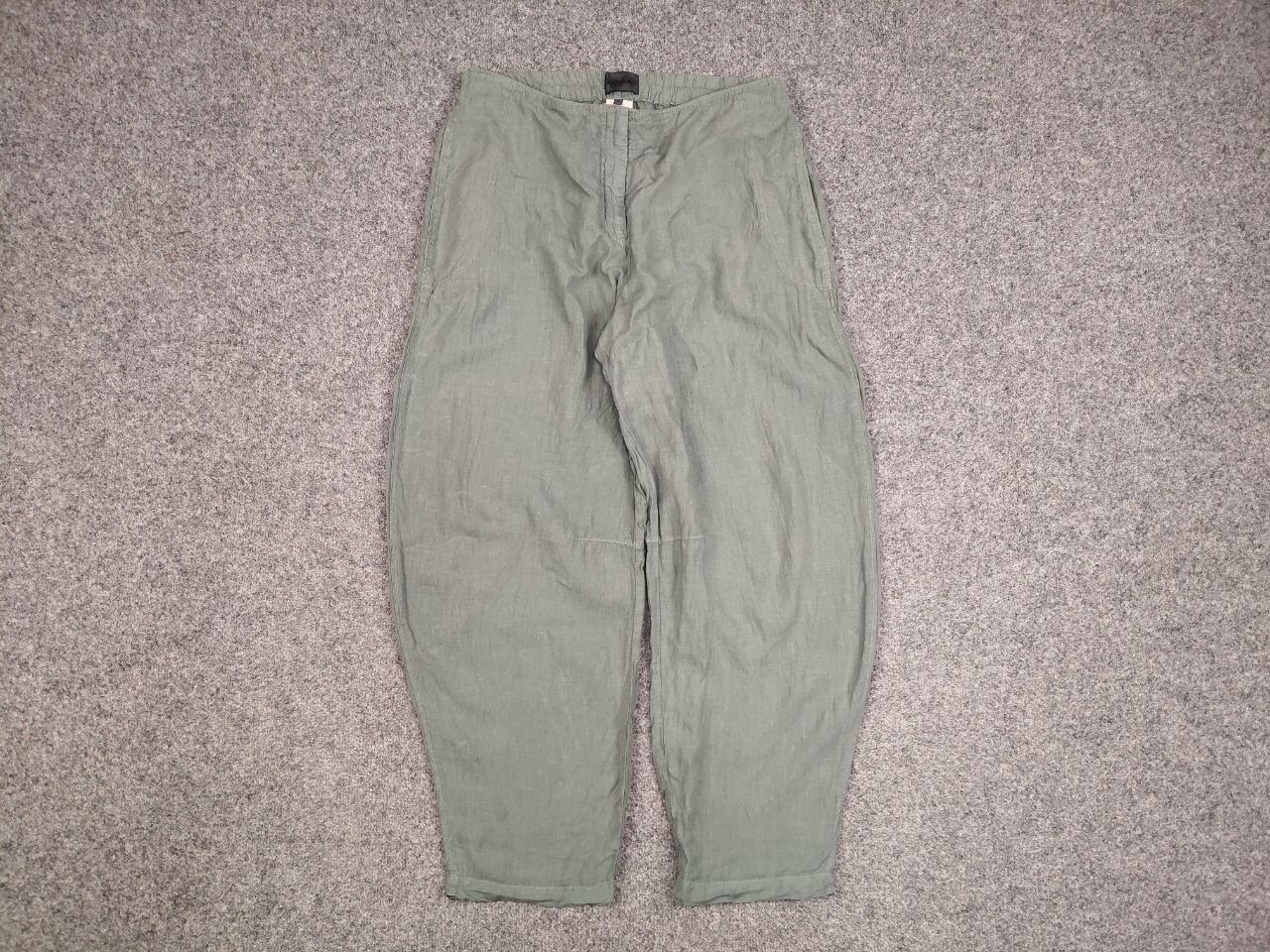 OSKA Oska Germany Design Linen pistachio color Light Baggy Pants Size 32" / US 10 / IT 46 - 9 Thumbnail