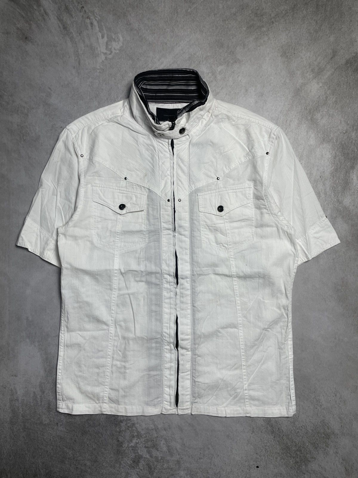 If Six Was Nine Crate Barefoot Vkei Style Double Inner Riders Shirt Size US L / EU 52-54 / 3 - 1 Thumbnail