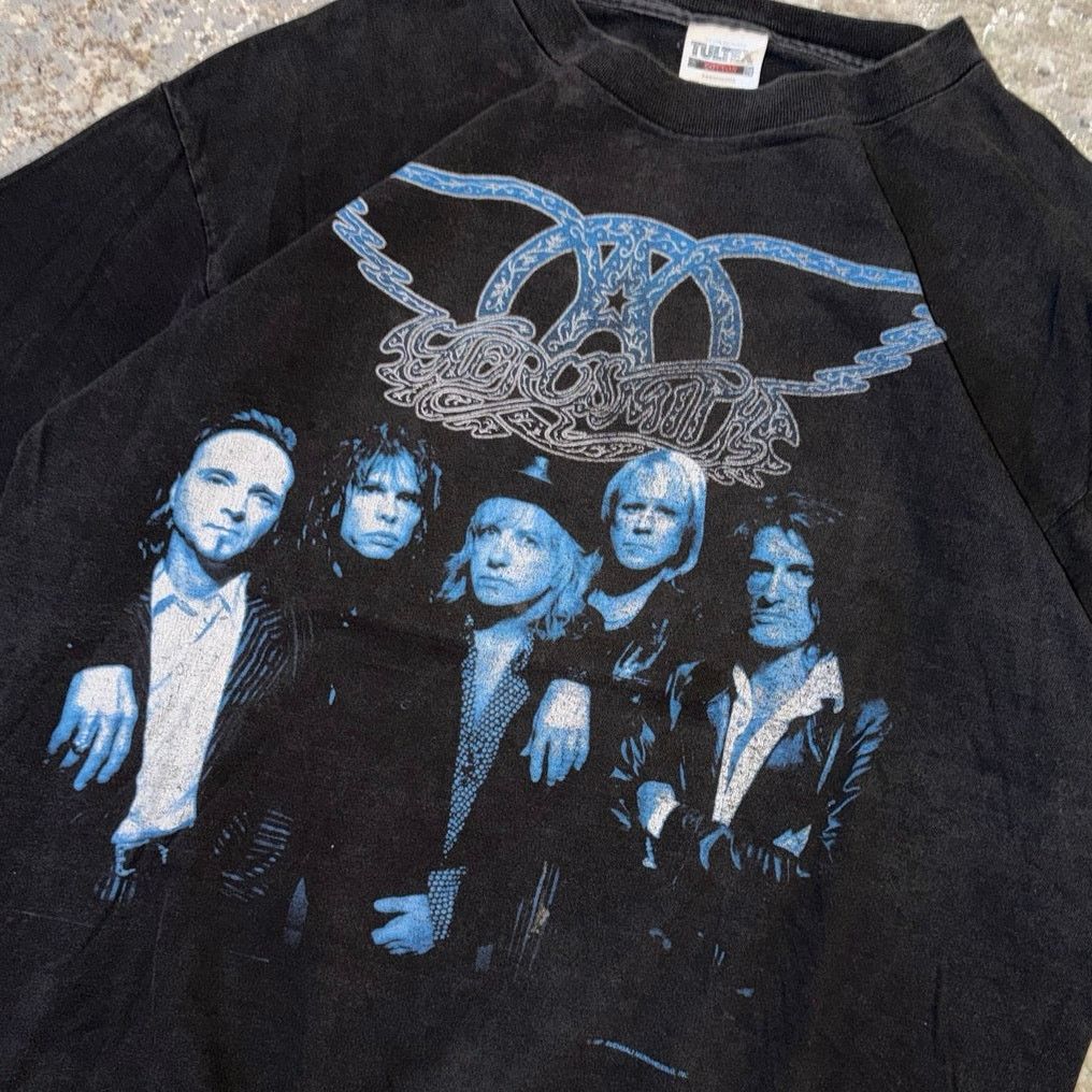 Aerosmith Aerosmith Vintage 1997 Nine Lives World Tour TShirt Mens XL Size US XL / EU 56 / 4 - 3 Thumbnail