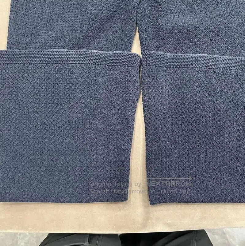 Chanel Chanel Blue Cotton Casual Pants for Women . Size 23" - 5 Thumbnail