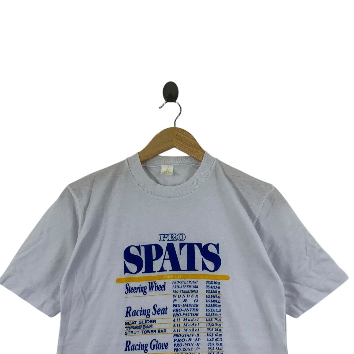 Vintage Vintage PRO SPATS RACING Equipment Wheel Glove Tee Shirt Size US S / EU 44-46 / 1 - 2 Thumbnail