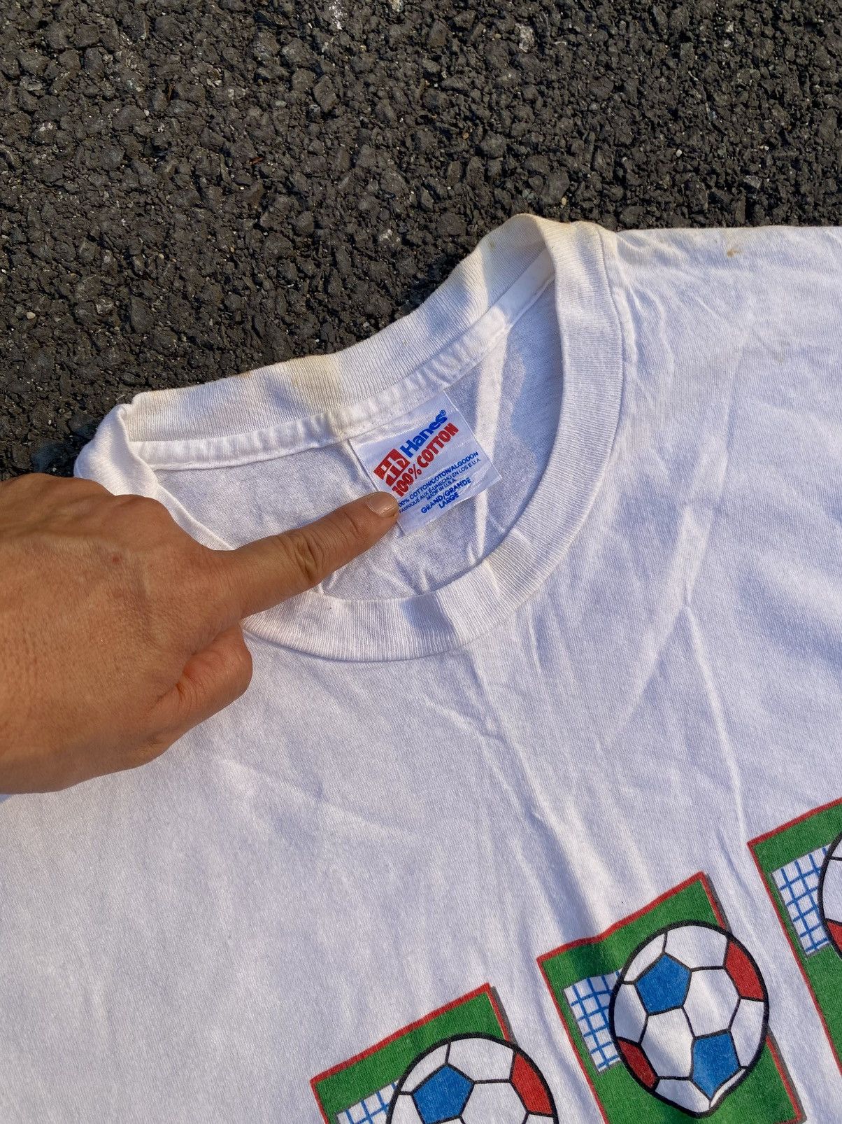 Hanes Football – vintage 90s Size US L / EU 52-54 / 3 - 2 Thumbnail