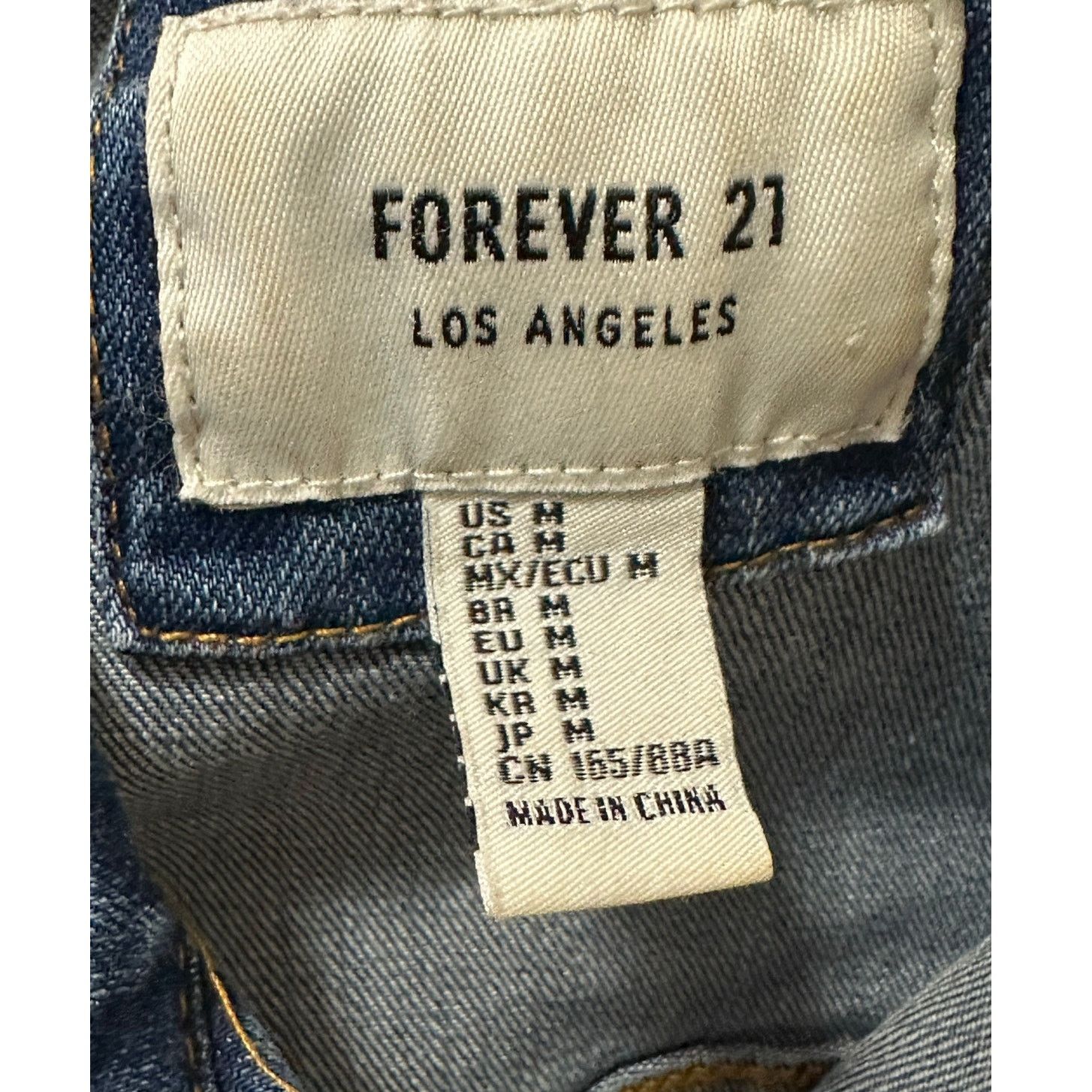 Forever 21 Forever 21 blue denim long sleeves button jean jacket size M Size M / US 6-8 / IT 42-44 - 3 Thumbnail