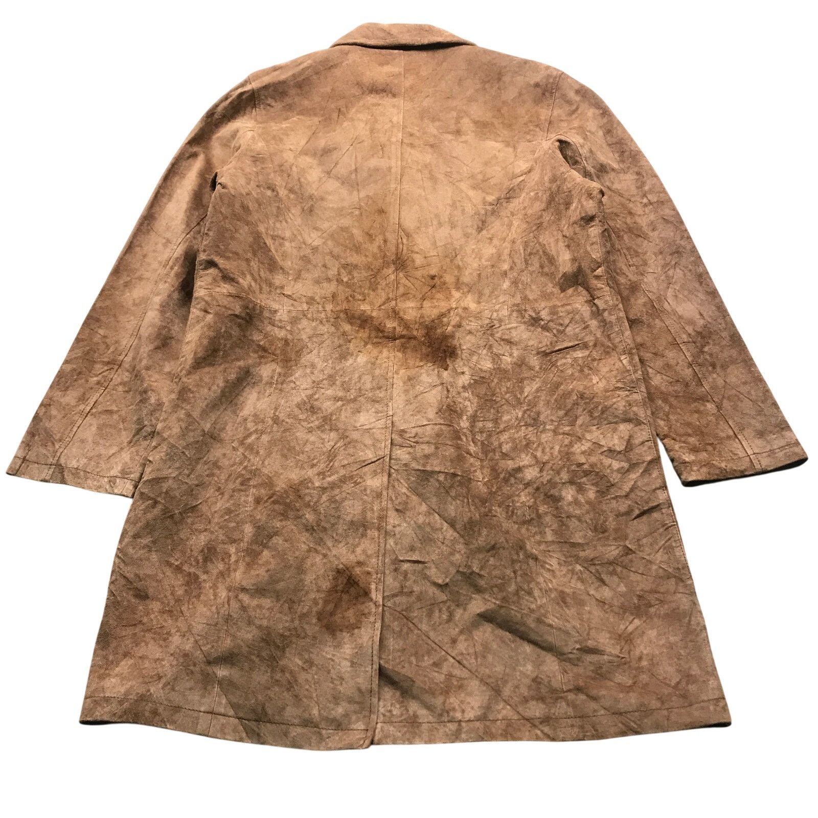 Other Centigrade Suede Leather Lined Trench Coat Jacket Womens M Size M / US 6-8 / IT 42-44 - 12 Thumbnail