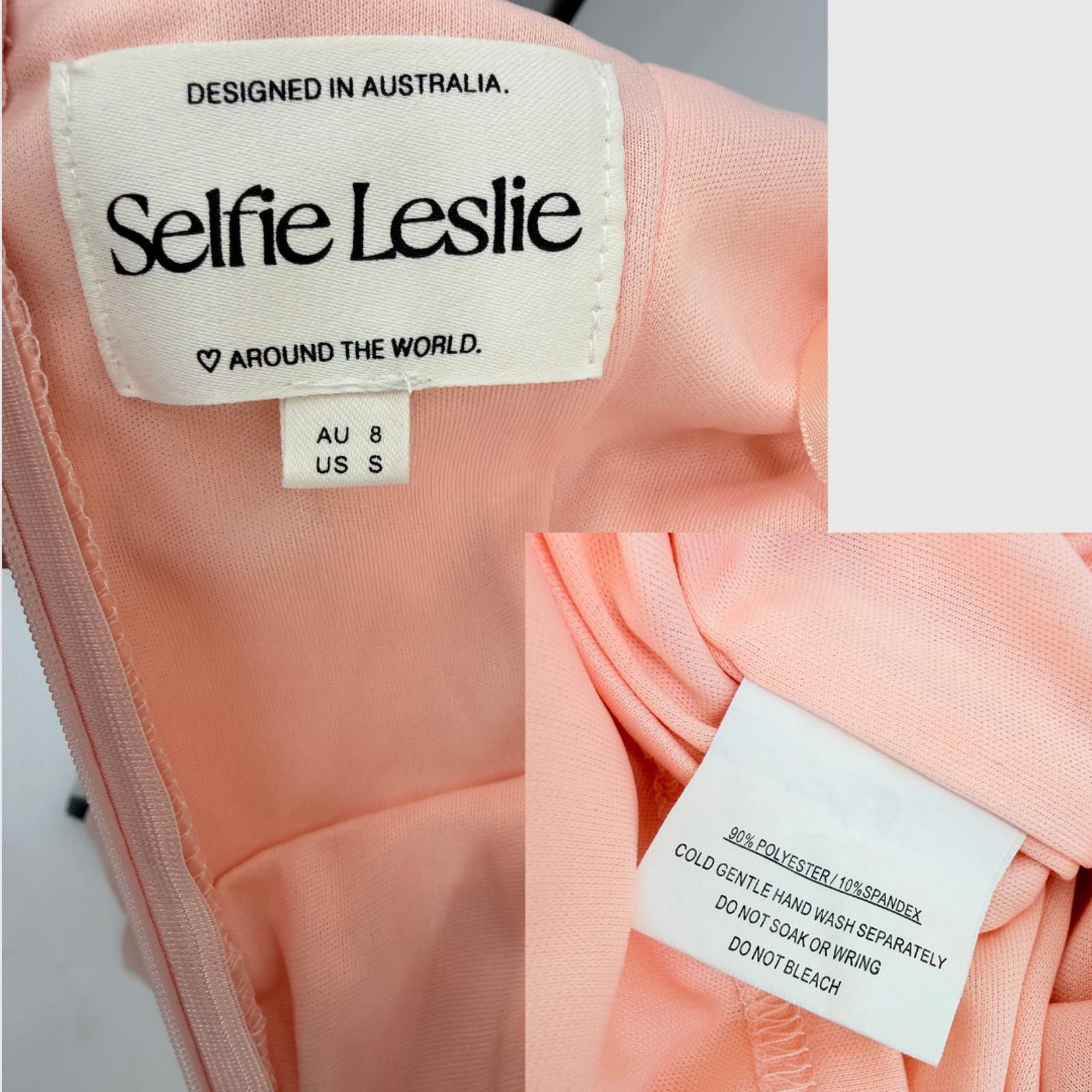 Other Selfie Leslie Blush Midi Dress Cowl Neck Minimal S Size S / US 4 / IT 40 - 4 Thumbnail