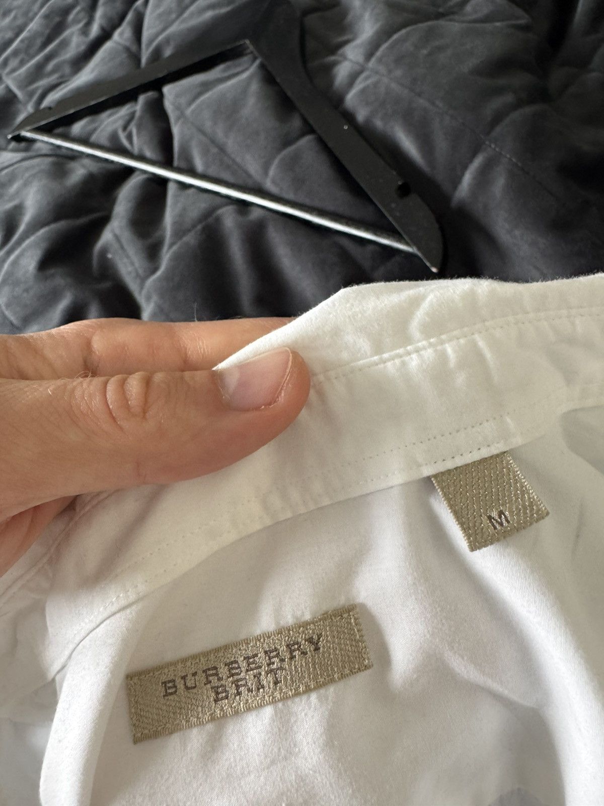 Burberry Burberry Brit Casual Button Up Shirt High Quality Rare White Size US M / EU 48-50 / 2 - 5 Thumbnail