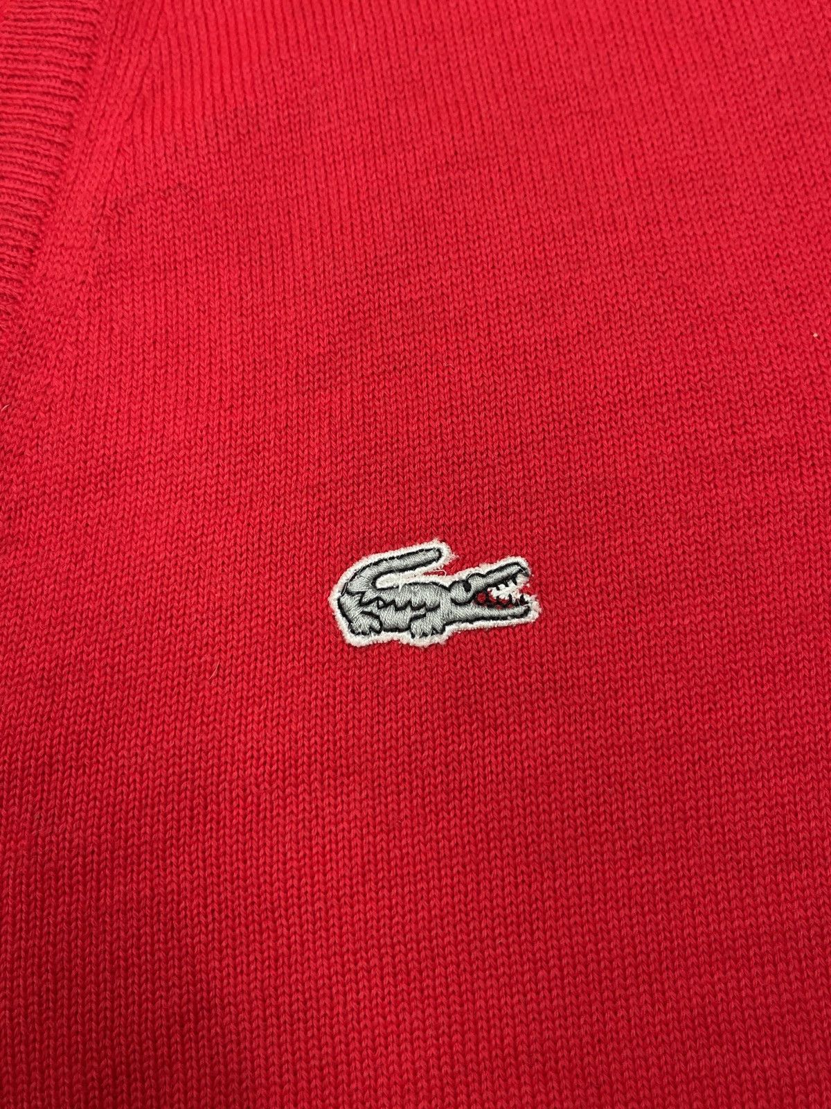 Lacoste Vintage Lacoste Chemise Wool Vest Red Rare Y2K Size L Size US L / EU 52-54 / 3 - 5 Thumbnail