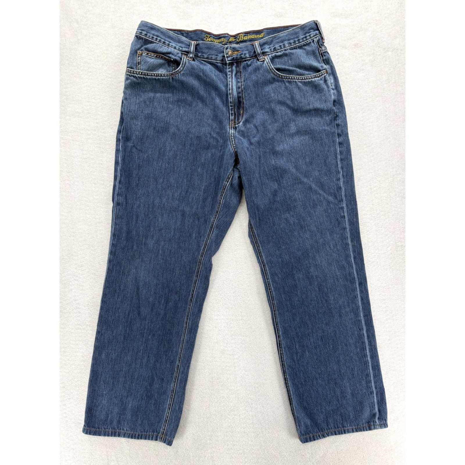 Tommy Bahama Tommy Bahama Jeans Classic Fit Mens 40x30 Denim Blue Medium Wash Straight Casual Size US 40 / EU 56 - 2 Thumbnail