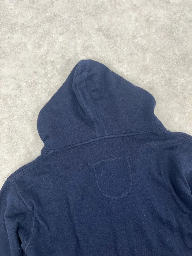 SS2013 Marithé + François Girbaud Navy Wool Zip-up Hoodie