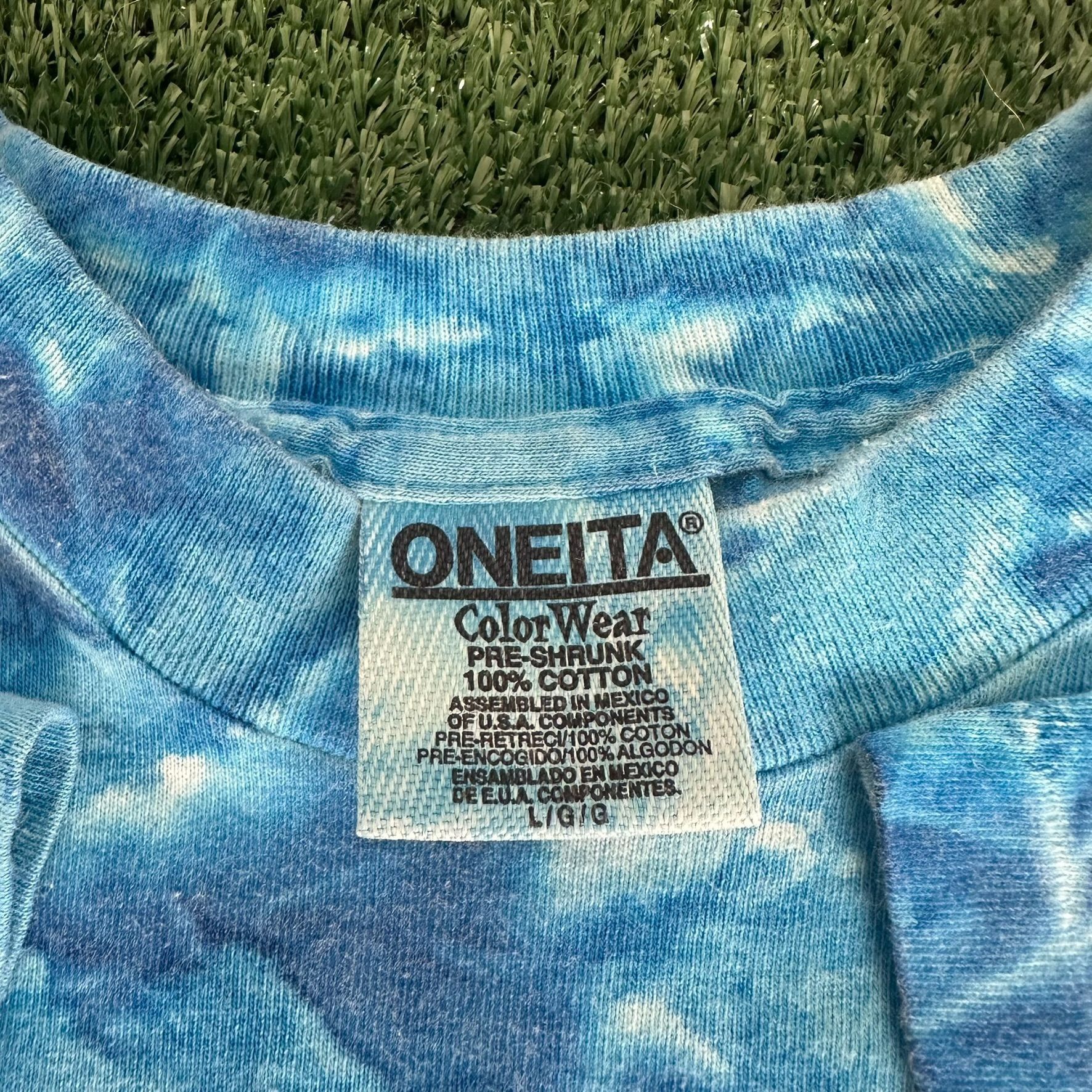 Vintage Vintage 90s Destin Florida T-Shirt Peace Hippie Tie Dye Tee Size US L / EU 52-54 / 3 - 4 Thumbnail