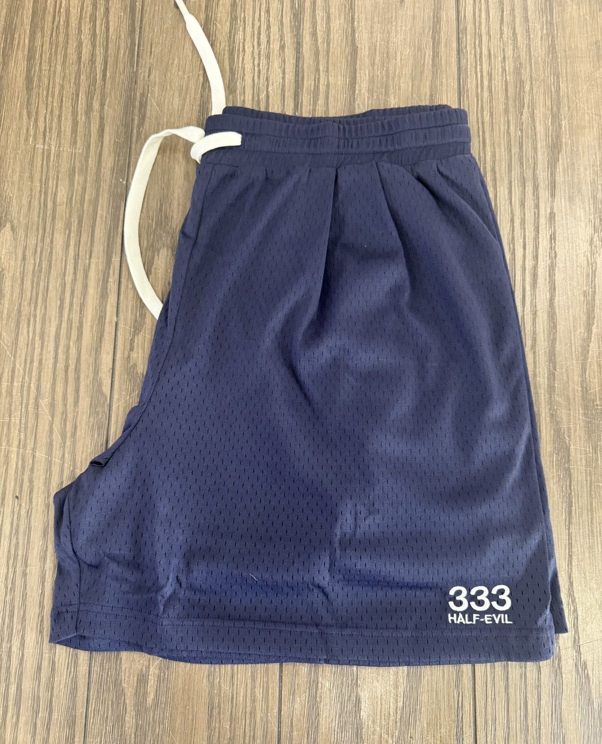 Half Evil ⚡️ Half Evil 333 Basketball Mesh Shorts Navy Blue 2XL XXL ⚡️ Size US 38 / EU 54 - 1 Thumbnail