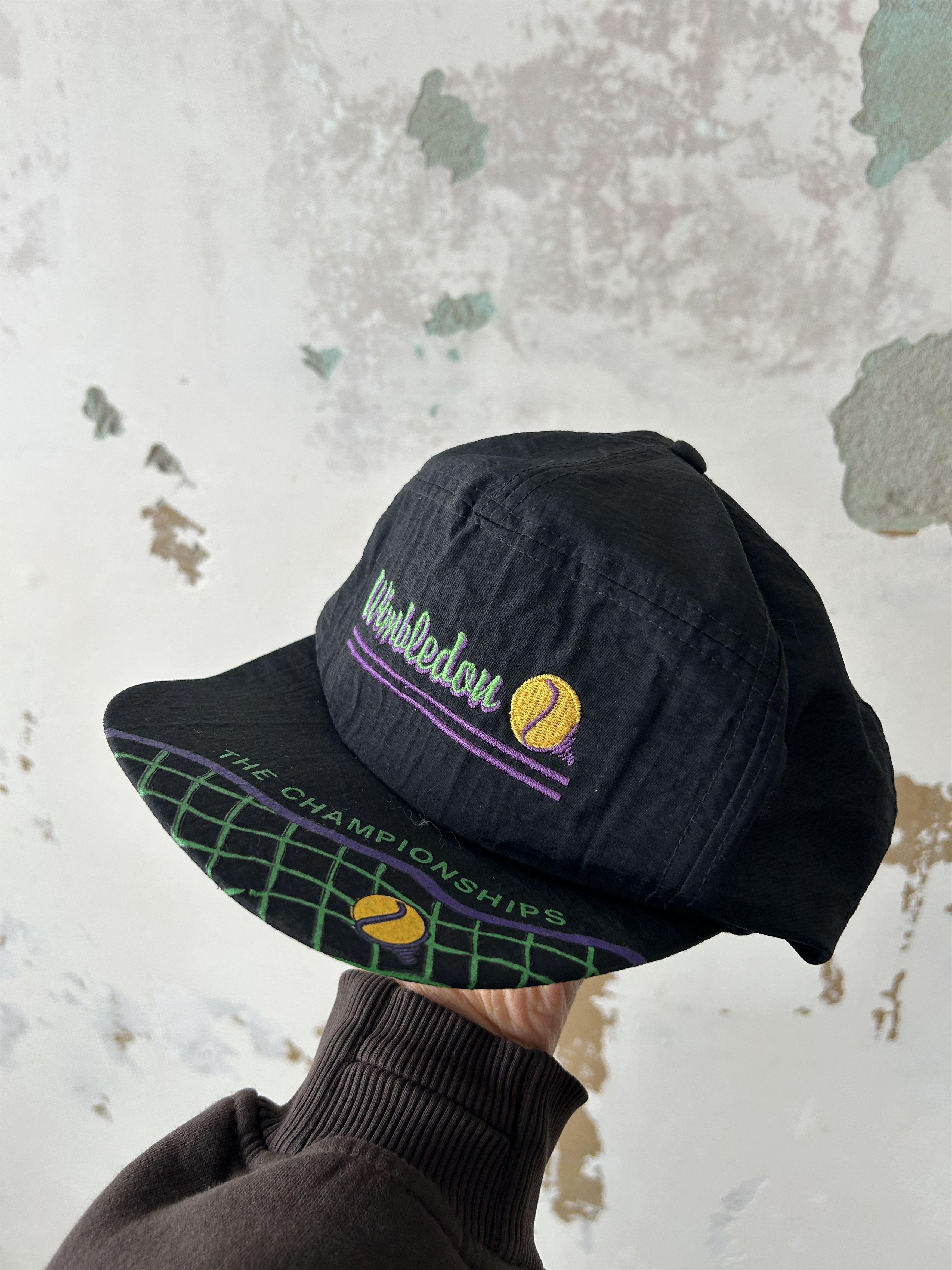 Vintage Vintage Wimbledon Hat Cap strap back authentic Tennis Size ONE SIZE - 1 Thumbnail