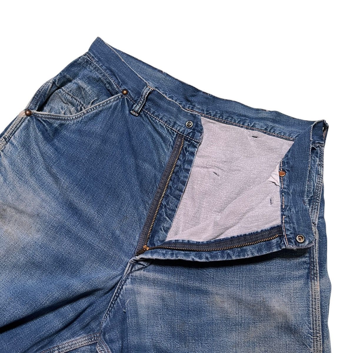 Sears 🔥 60s SEARS CARPENTER DENIM JEANS Size US 32 / EU 48 - 13 Thumbnail