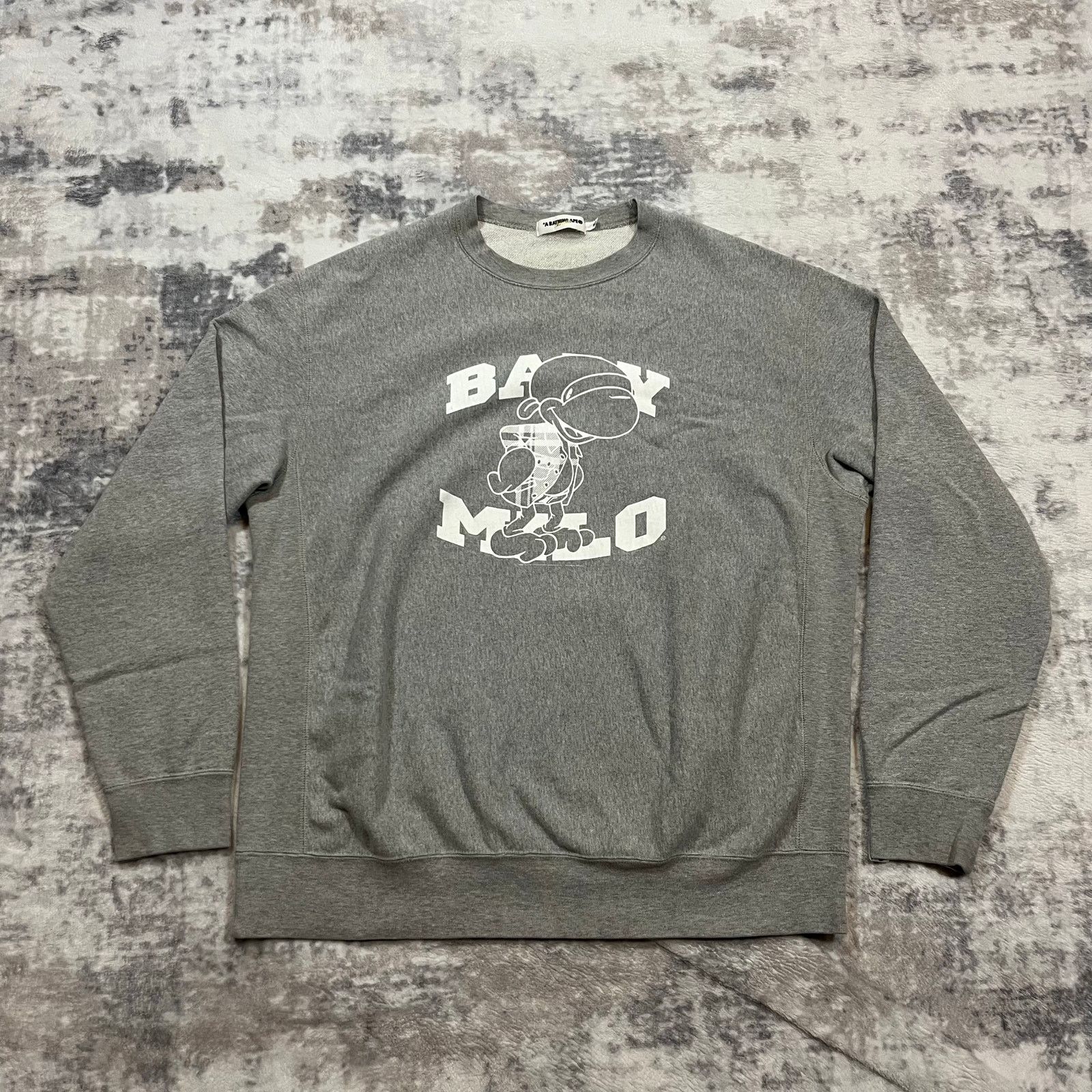 Bape × Nigo Authentic Bape 2003 Baby Milo Crewneck XL Size US XL / EU 56 / 4 - 1 Thumbnail