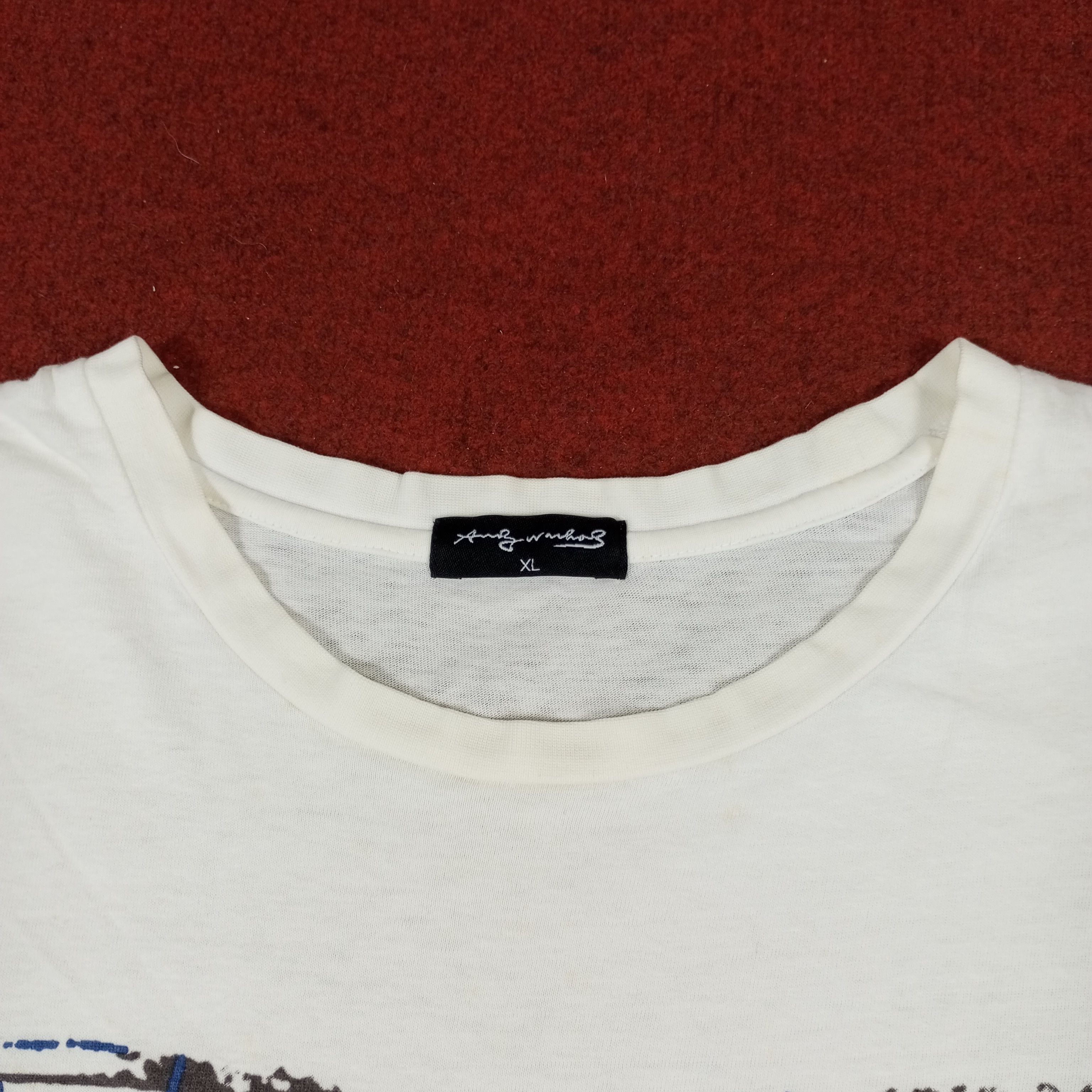 Andy Warhol × Vintage Andy Warhol Streetwear Style Tshirt Size US XL / EU 56 / 4 - 5 Thumbnail