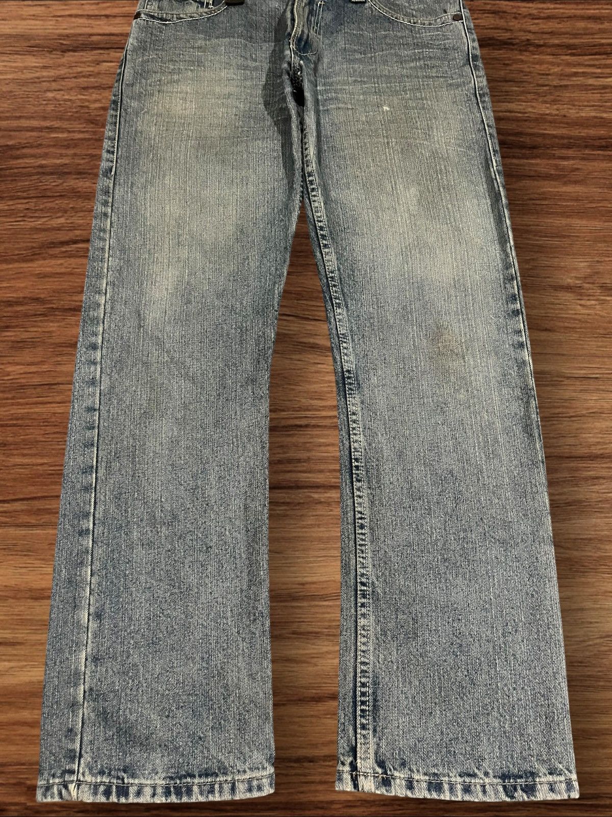 Embellish × Hysteric Glamour × Japanese Brand ⚡️Vintage⚡️Y2K Japanese Brand Rhine Stone Slim Straight Jeans Size US 32 / EU 48 - 7 Thumbnail