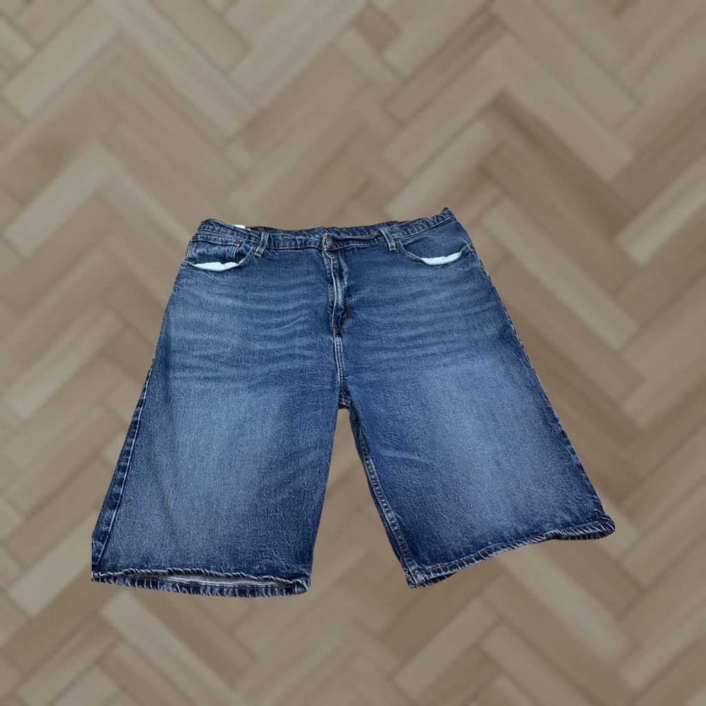 Levi's Levis 569 Jean Shorts Men 42 Blue Loose Skater Y2K 13099 Denim 5-Pocket Jorts Size US 42 / EU 58 - 1 Thumbnail