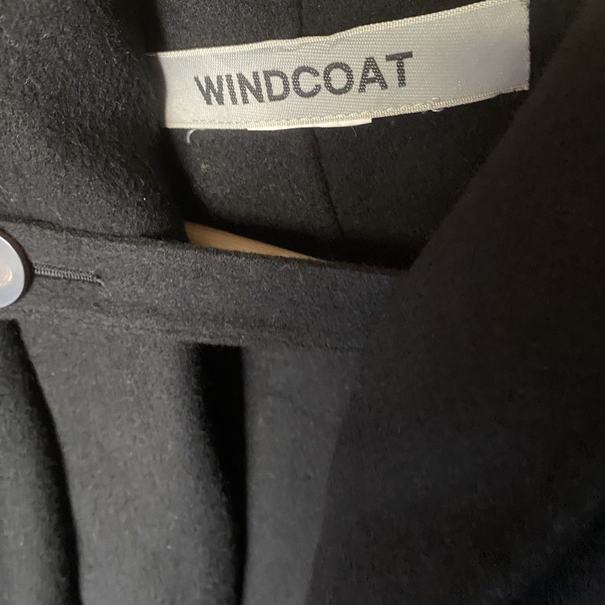 Issey Miyake Vintage Issey Miyake Asymmetric Oversized Wool Wind cot Size US M / EU 48-50 / 2 - 12 Thumbnail