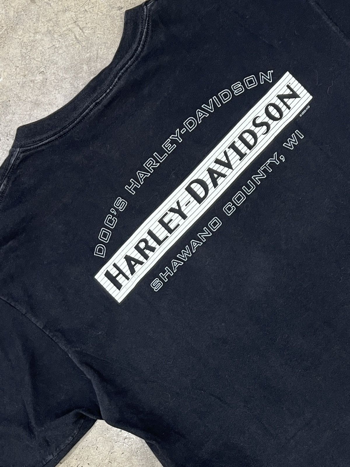 Harley Davidson Vintage 2000 Harley Davidson Nature Wisconsin Tee Large Size US L / EU 52-54 / 3 - 4 Thumbnail