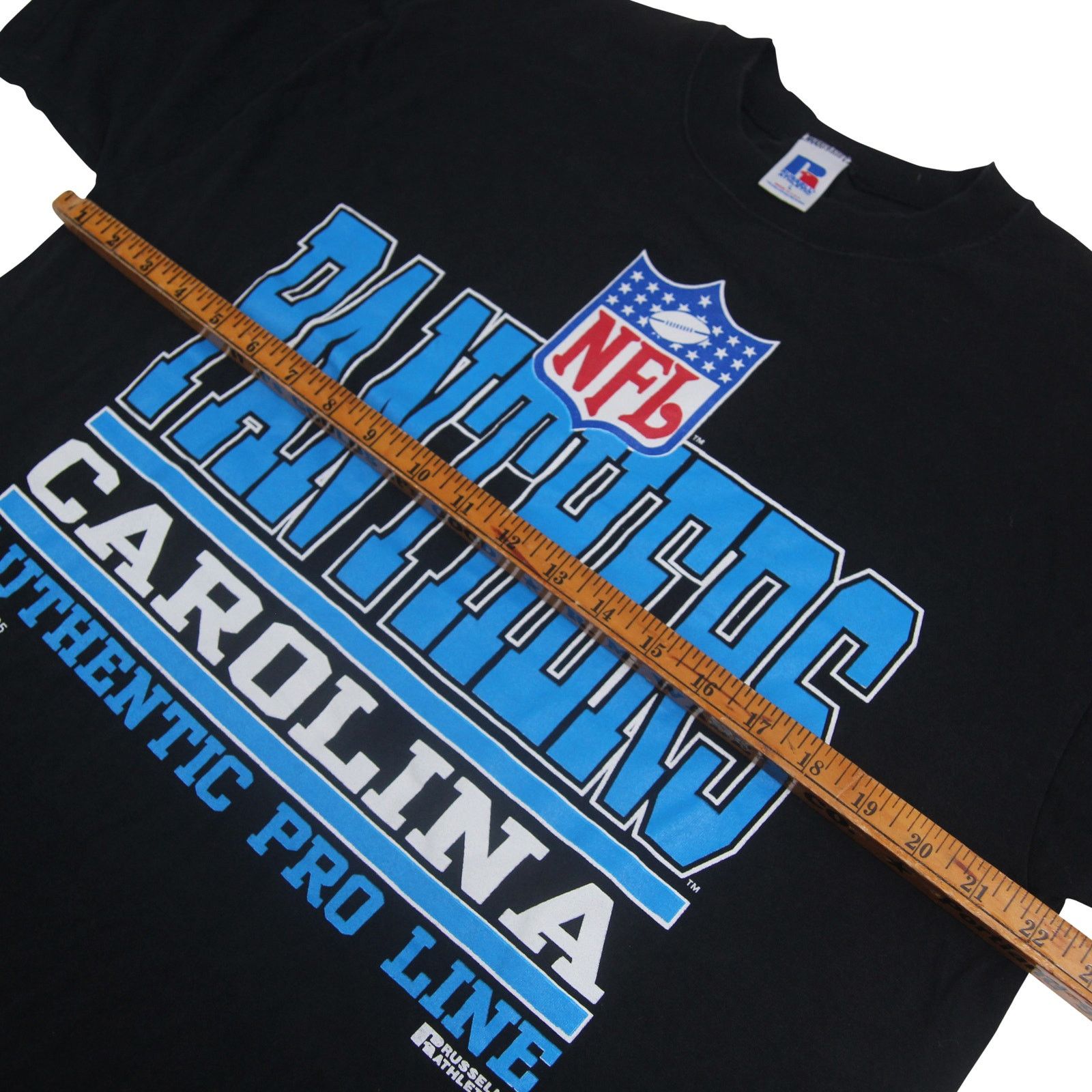 NFL × Russell Athletic × Vintage Vintage Russell Athletics Carolina Panthers Graphic T Shirt Size US L / EU 52-54 / 3 - 4 Thumbnail