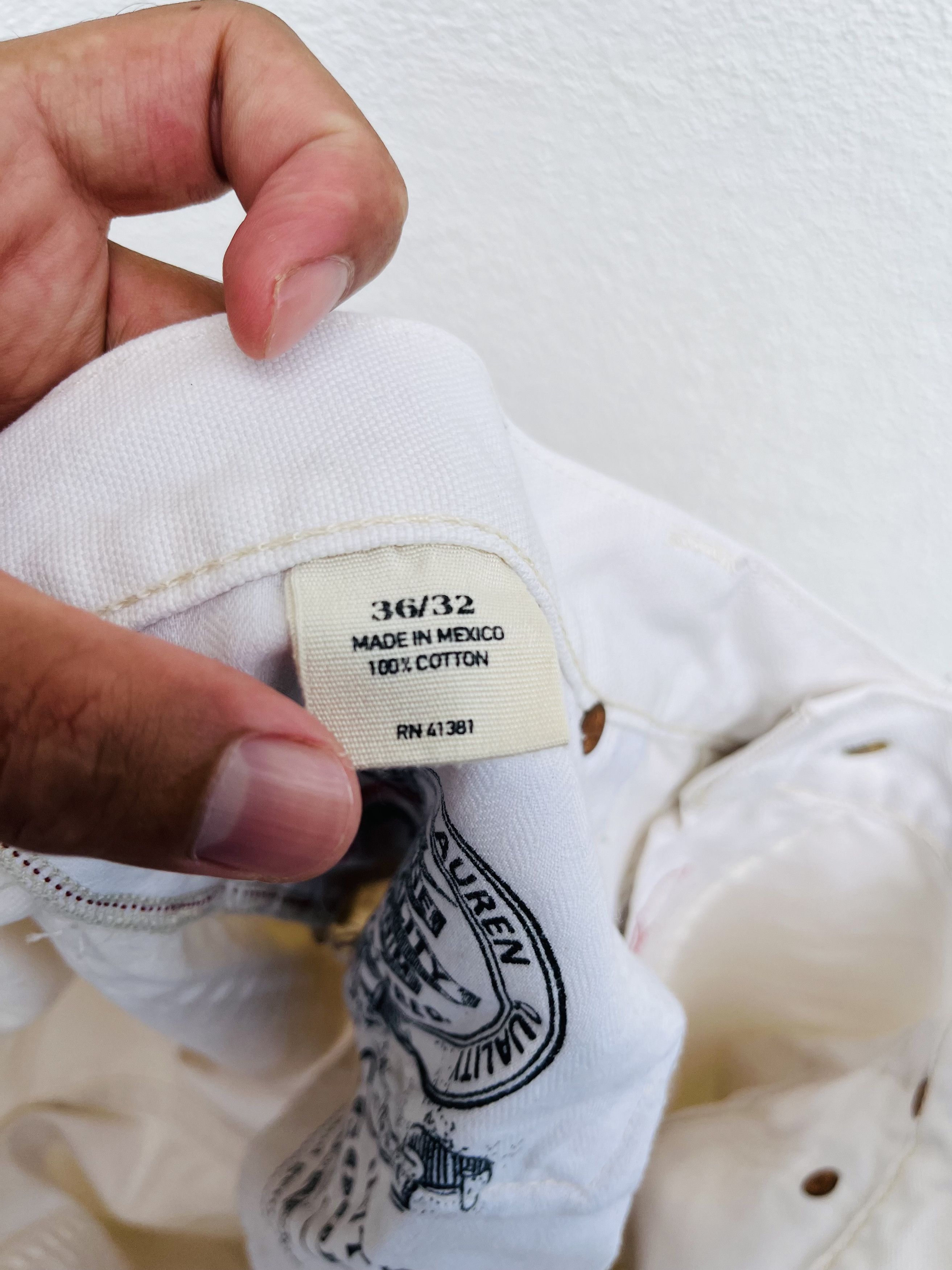 Japanese Brand × Polo Ralph Lauren × Vintage Vintage Polo Ralph Lauren White Colour Size US 37 - 13 Thumbnail