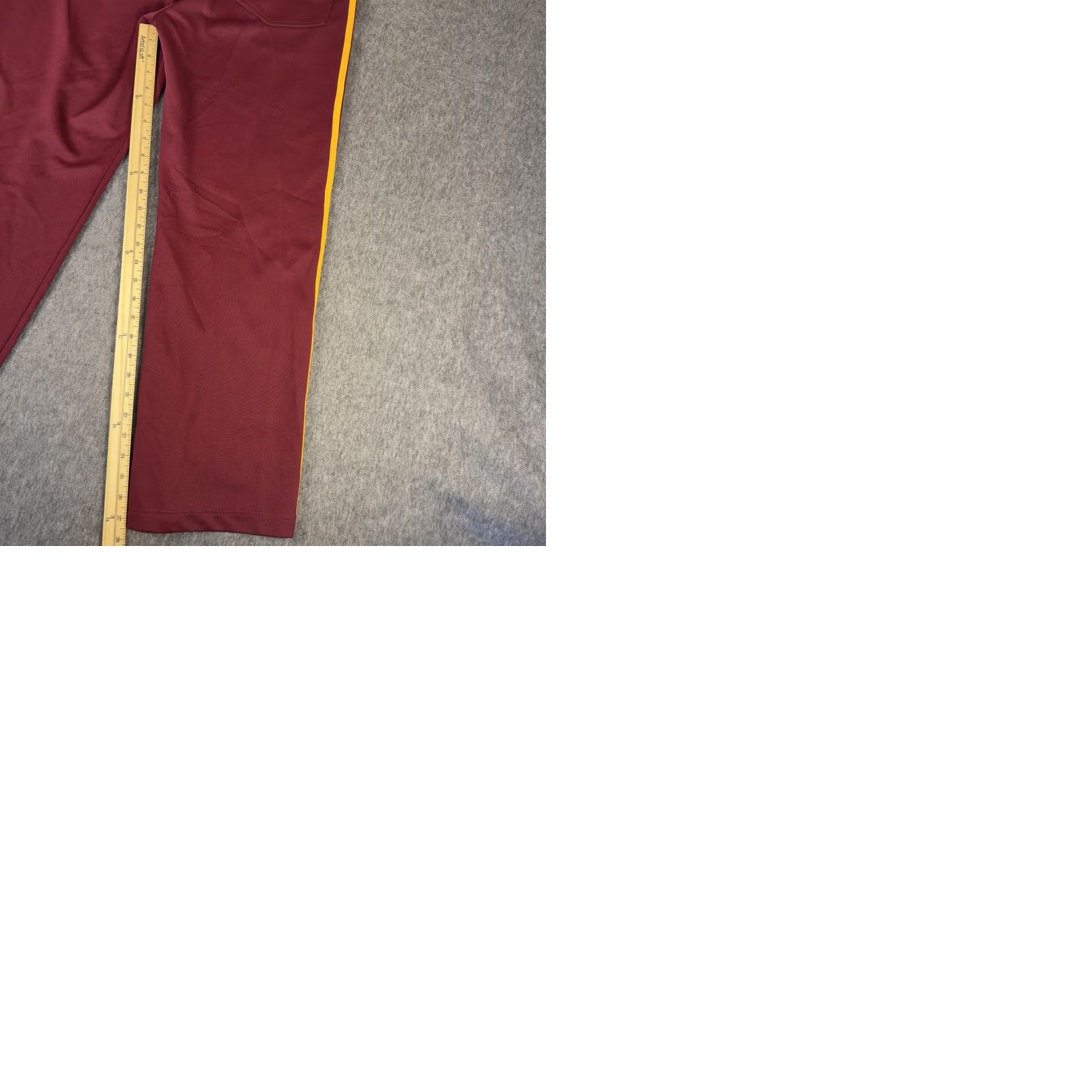 Onitsuka Tiger Onitsuka Tiger Pants Mens Small Red Yellow Stripe Elastic Waist Poly Track Size US 29 - 9 Thumbnail