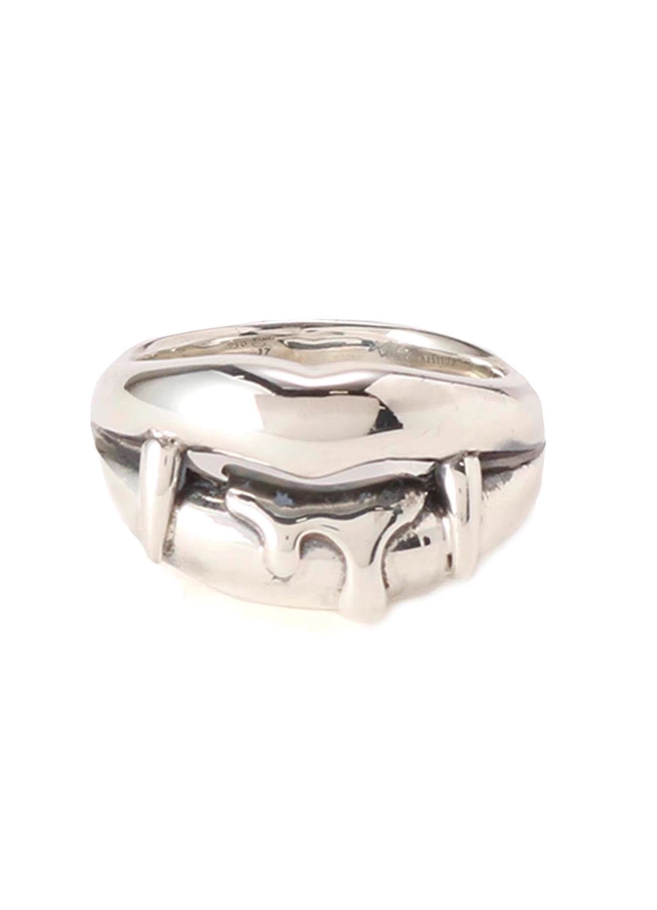 Yohji Yamamoto yohji yamamoto 950 Sterling Silver Vampire Fang Ring K11 Size ONE SIZE - 4 Thumbnail