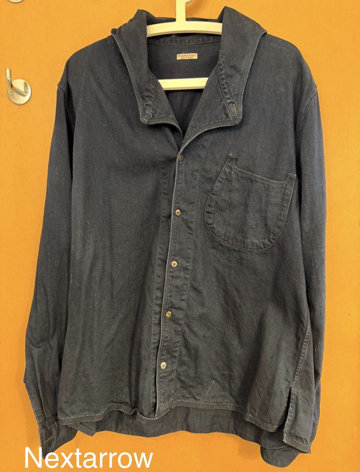 Kapital Kapital men's blue dyed shirt2412-Nextarrow Size US XL / EU 56 / 4 - 1 Thumbnail