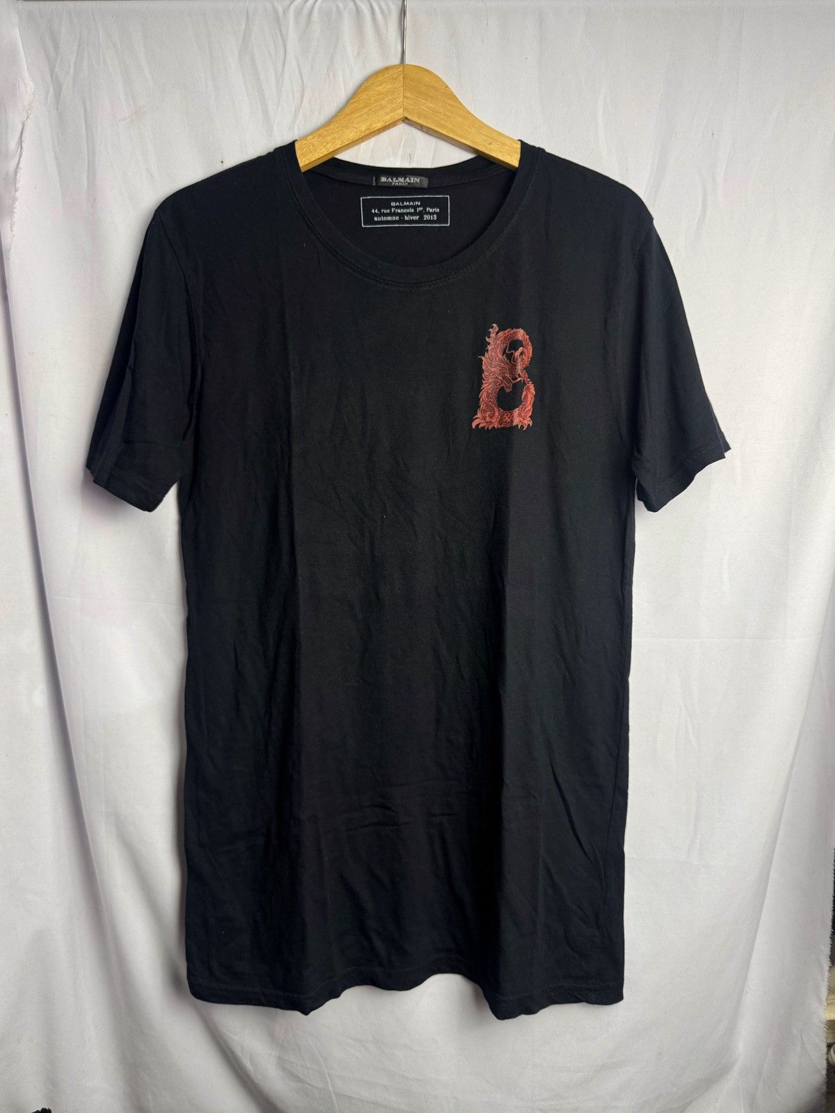 Balmain Balmain Christophe Decarnin Dragon B Tees Size US M / EU 48-50 / 2 - 2 Thumbnail