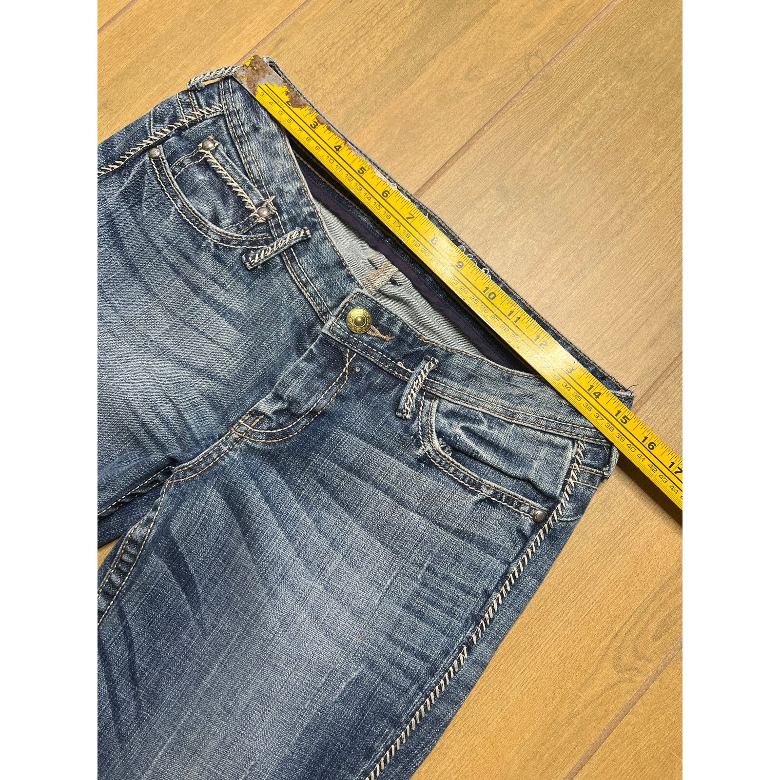 Express Express Jeans Women’s Sz 8r boot Low rise Y2K 30x31 Size 30" / US 8 / IT 44 - 7 Thumbnail