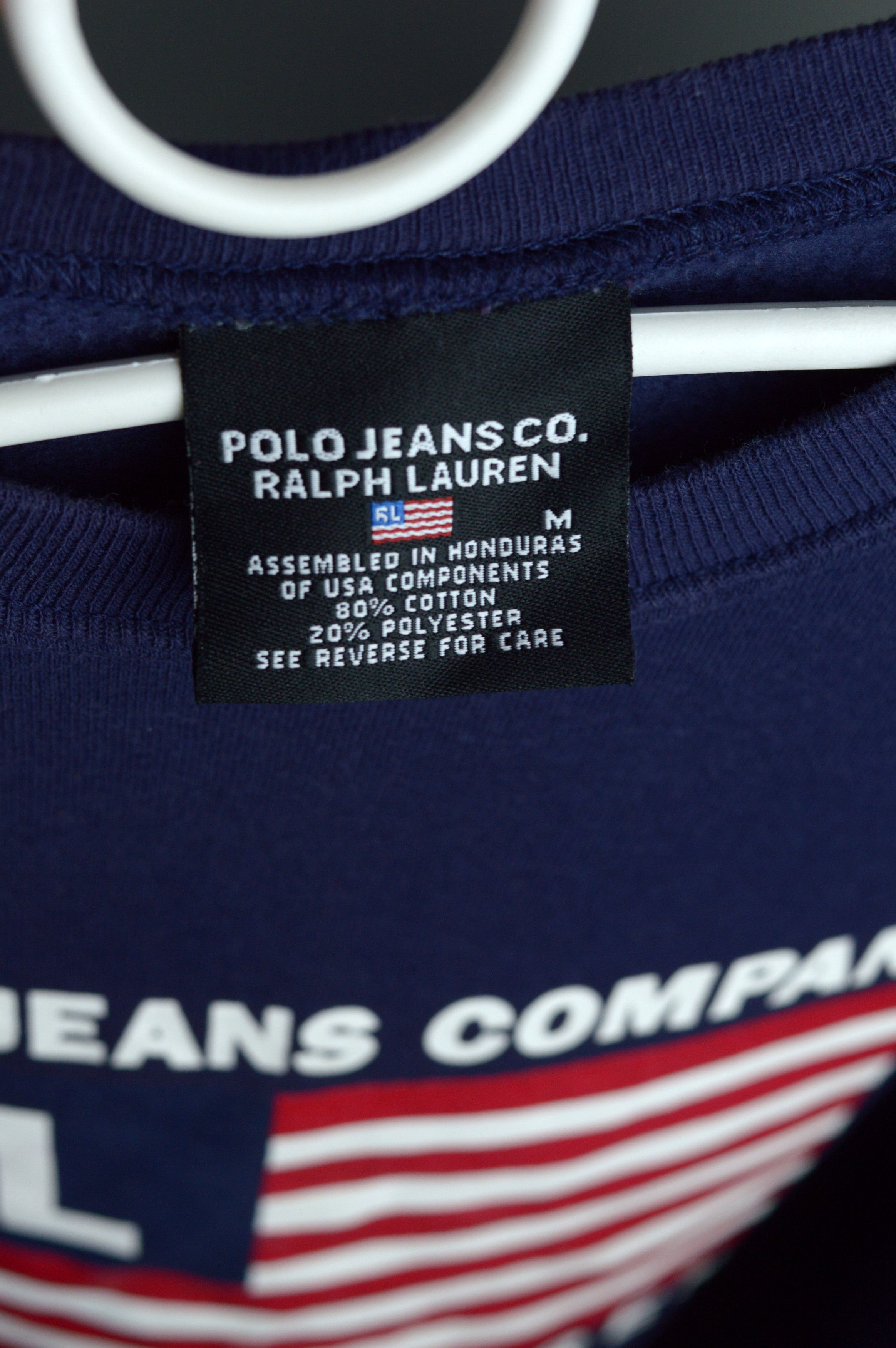 Ralph Lauren × Vintage Vintage Ralph Lauren Polo jeans Company 90s sweatshirt Size US L / EU 52-54 / 3 - 3 Thumbnail