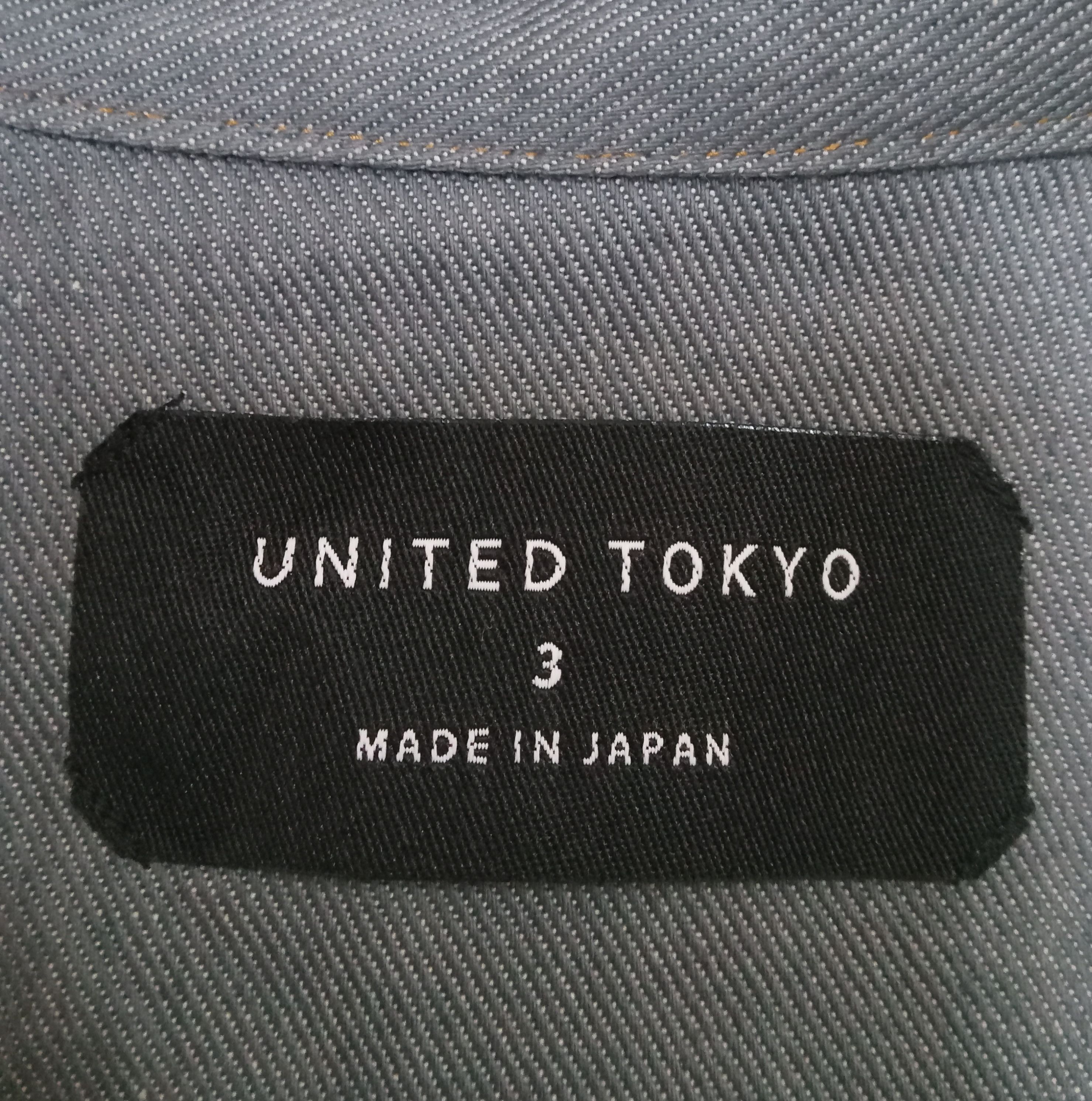 Japanese Brand United Tokyo Snap Buttons Rare Denim Shirt Size US L / EU 52-54 / 3 - 4 Thumbnail