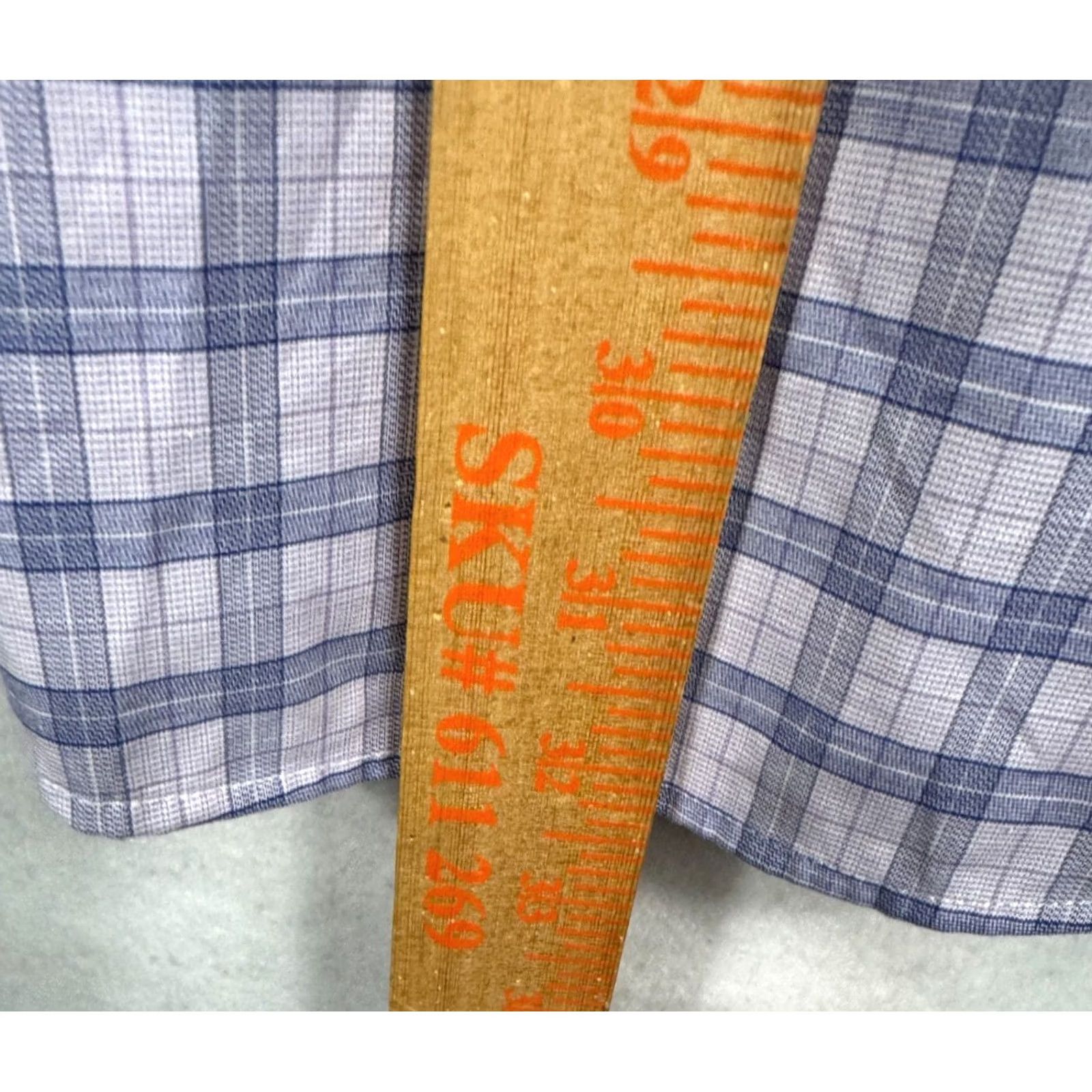 Eton Eton Contemporary Dress Shirt Mens 43-17 L/S Blue Pink Check Designer Button Up Size 46R - 6 Thumbnail