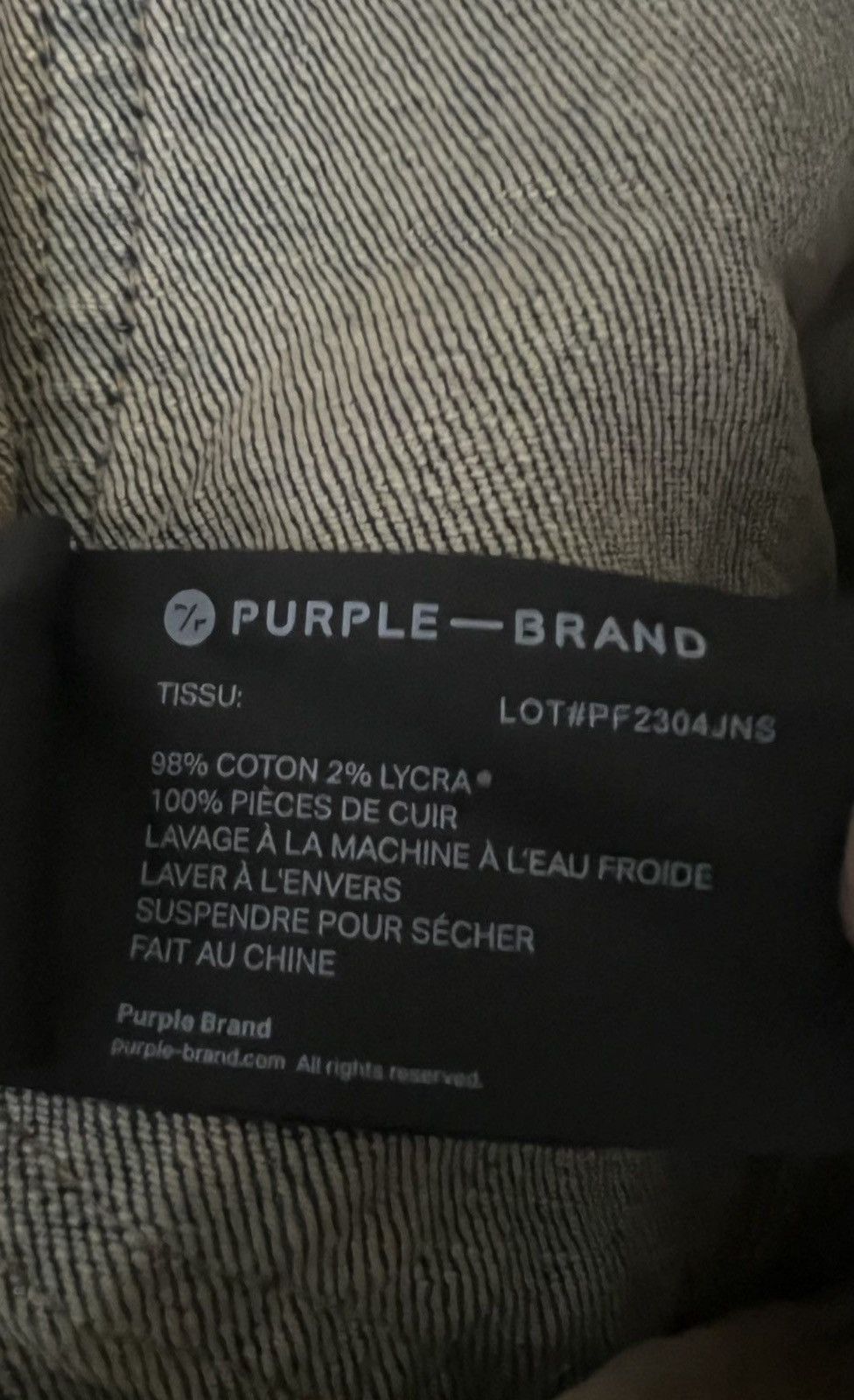 Purple × Purple Brand Purple Brand Jeans Men Slim Straight Blue P005 Size 30/32 Size US 30 / EU 46 - 10 Thumbnail