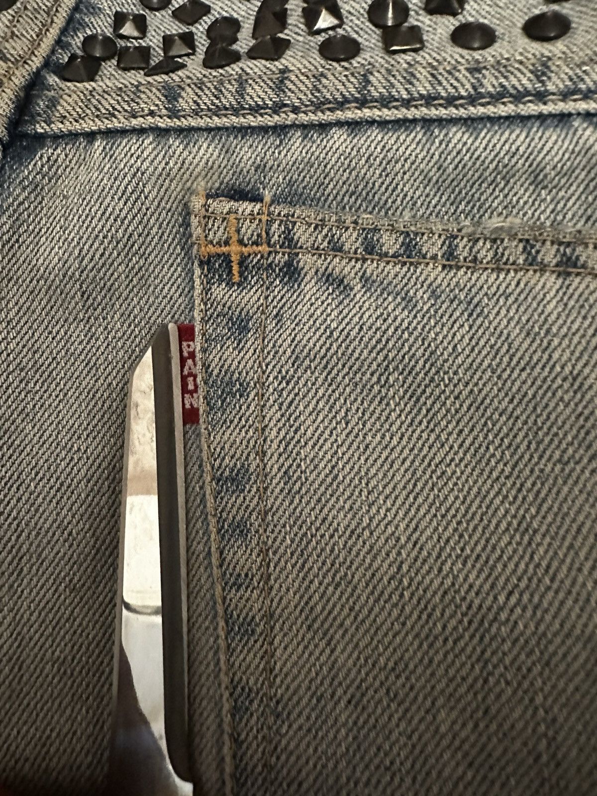 Number (N)ine Studded painter denim Size US 33 - 6 Thumbnail