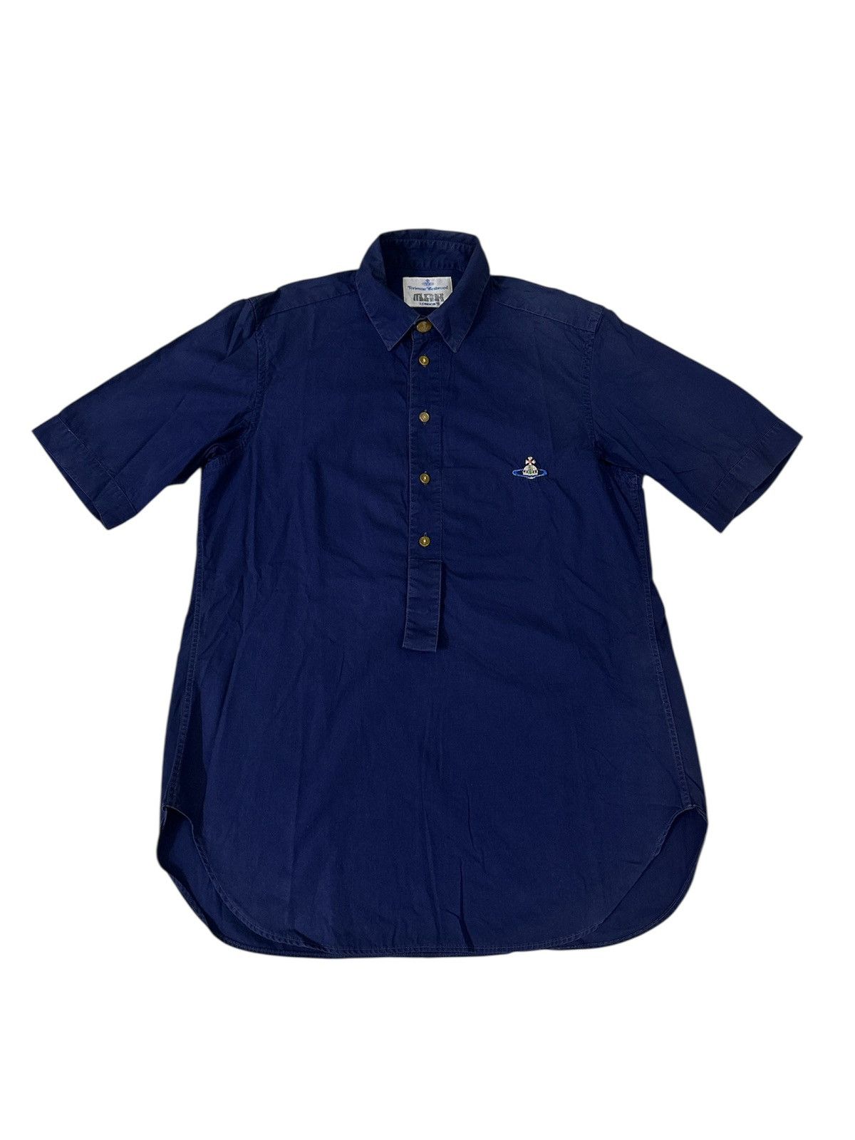 Vivienne Westwood Vivienne Westwood Button Up Short Sleeve Shirt Lgb Goa Y2K Size US M / EU 48-50 / 2 - 1 Thumbnail