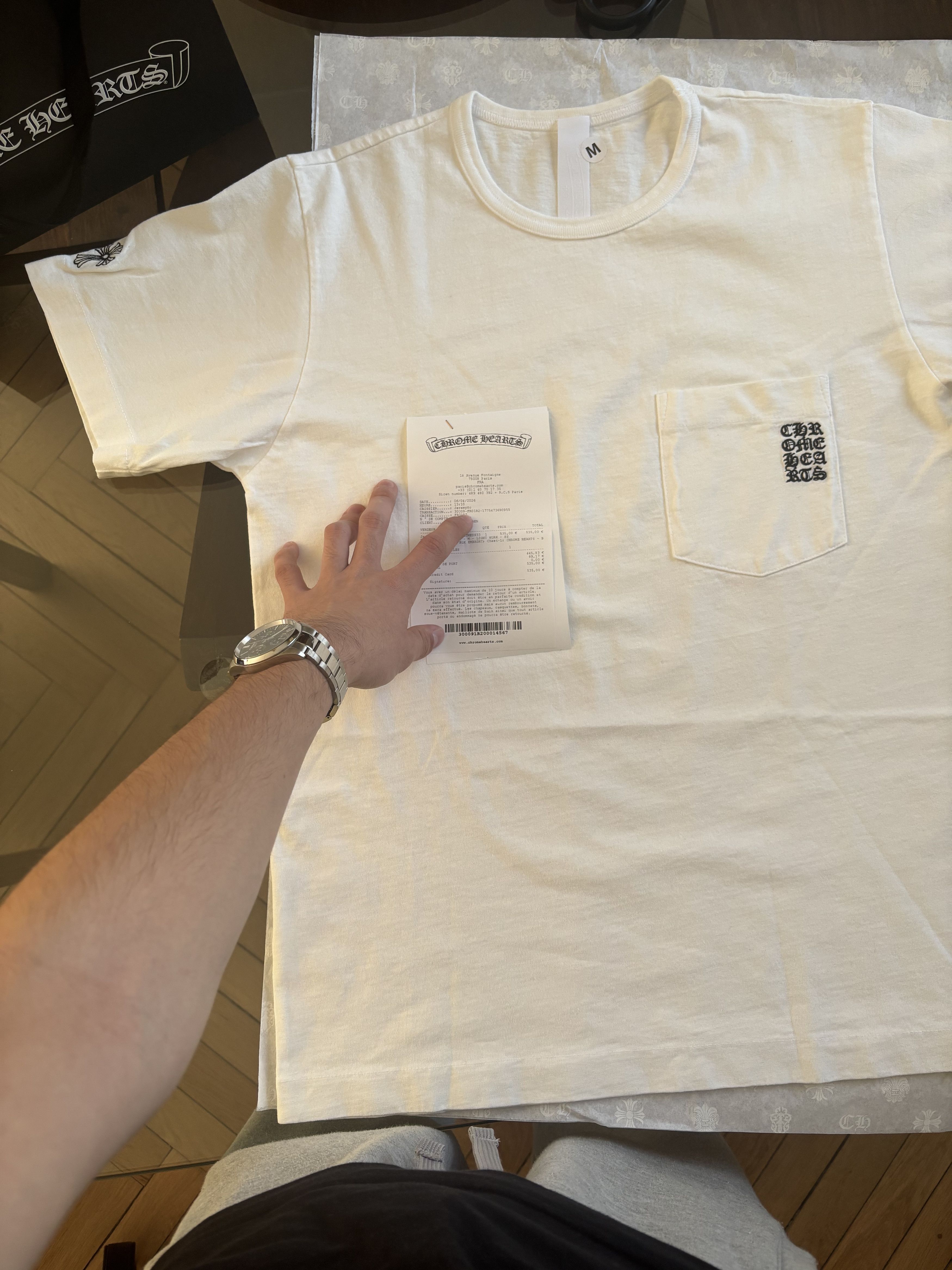 Chrome Hearts LIGHT WORK GRP Y NOT TEE SHIRT CHROME HEARTS Size US M / EU 48-50 / 2 - 1 Thumbnail