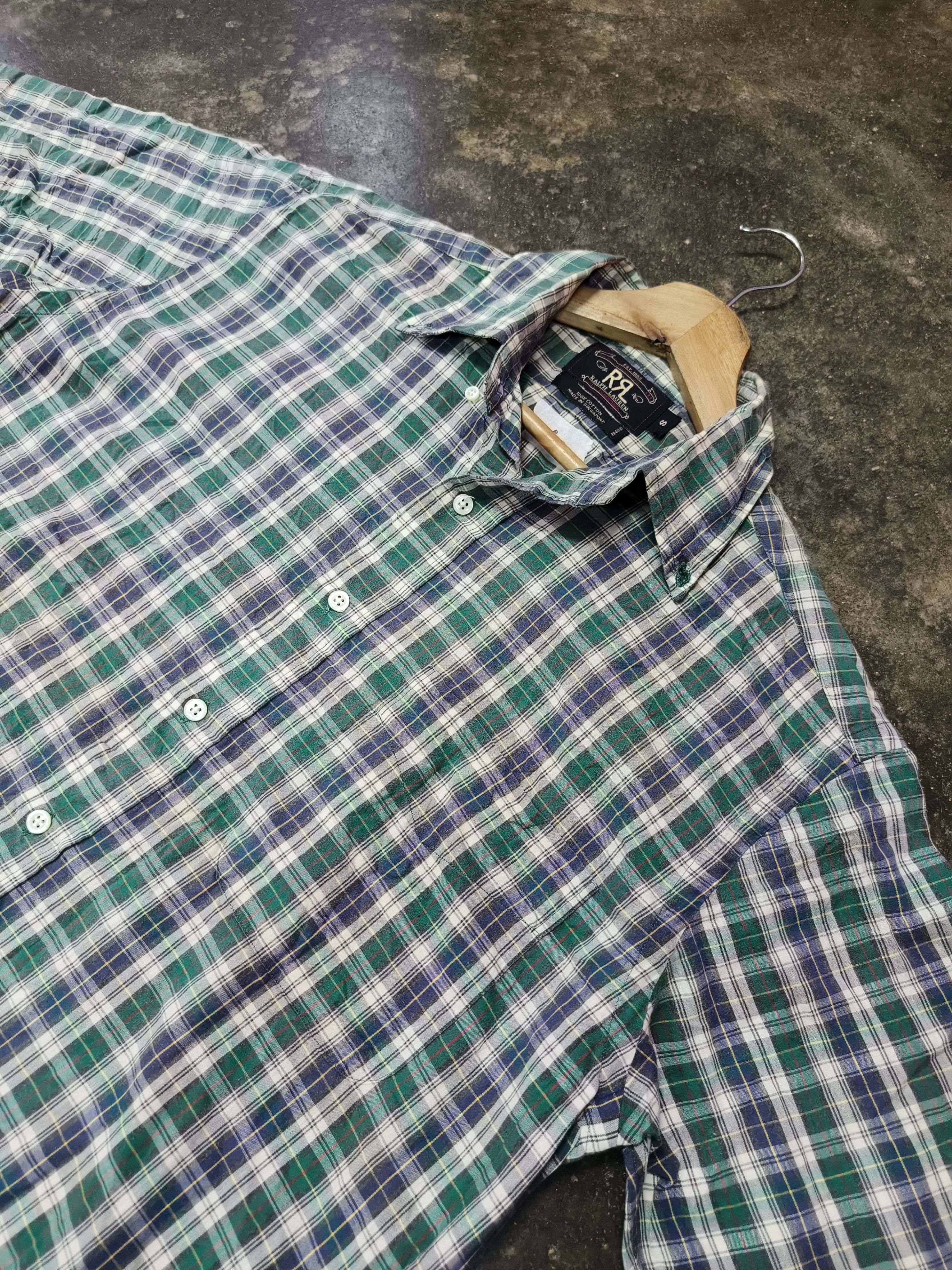 RRL Ralph Lauren RRL Double RL Vintage Plaid Shirt Button Up Size US S / EU 44-46 / 1 - 2 Thumbnail