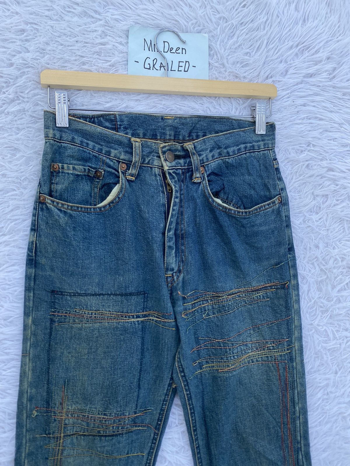 Hysteric Glamour Rare Vintage Hysteric Glamour Nice Design Kinky Jeans Size 27" / US 4 / IT 40 - 8 Thumbnail