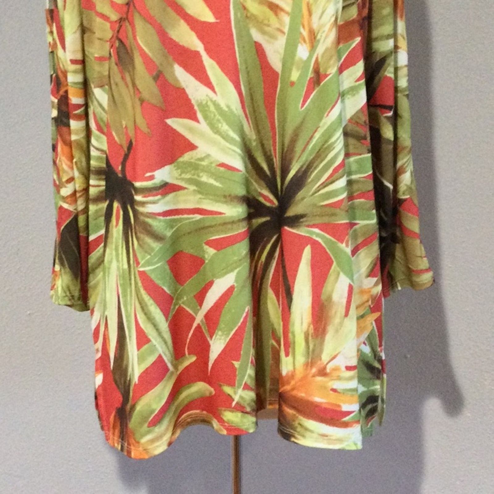 Other Alfred Dunner Cutout Sleeve Keyhole Neck Blouse XL Size XL / US 12-14 / IT 48-50 - 3 Thumbnail