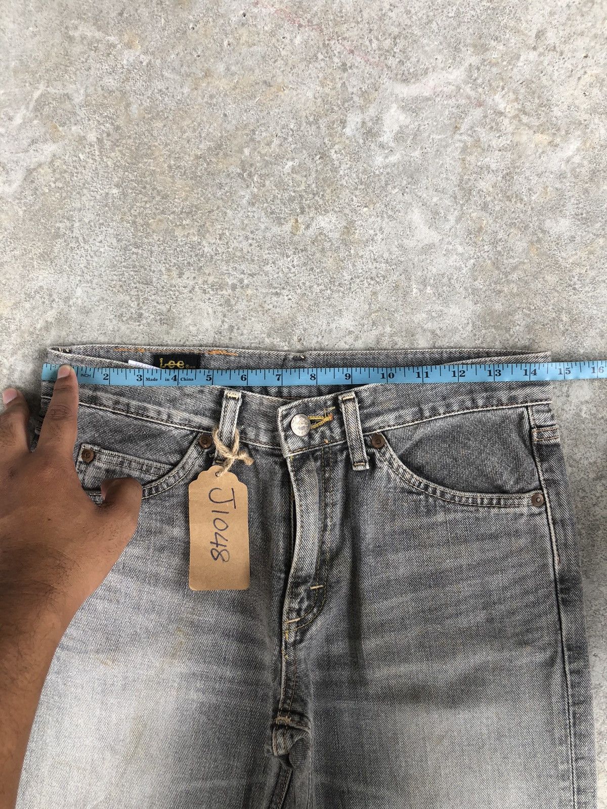 If Six Was Nine Japanese Lee Flared Jeans Distressed Jeans Size US 29 - 23 Thumbnail