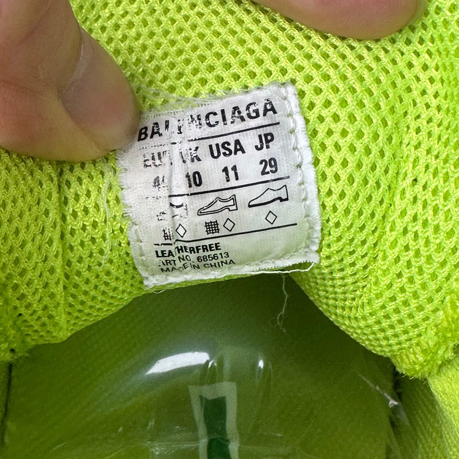Balenciaga Balenciaga Defender BOUNCER Men's Neon Green Sneaker 44 Size US 11 / EU 44 - 6 Thumbnail