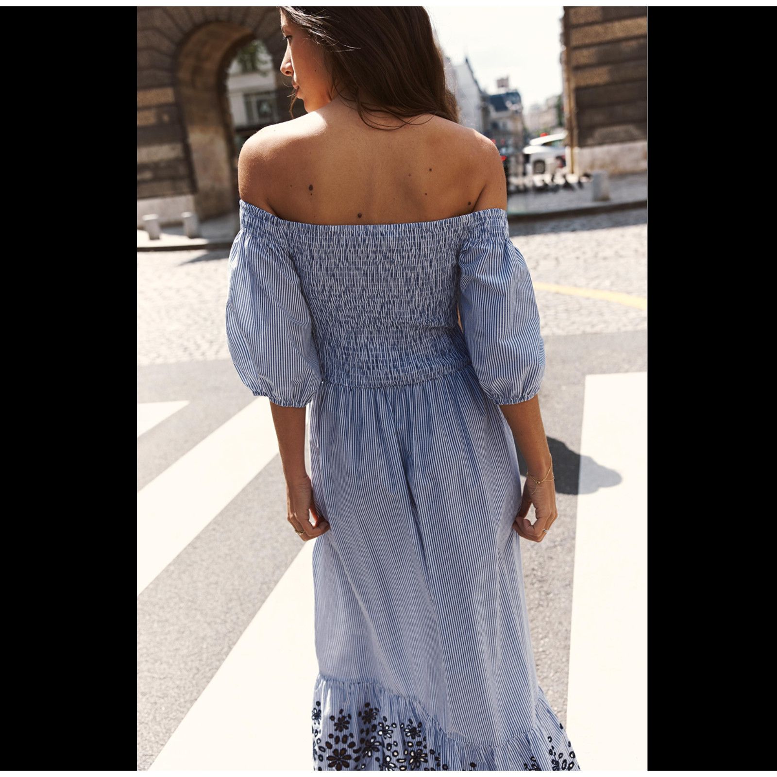 long black asymmetrical dress Tranquility Asymmetric Midi Dress