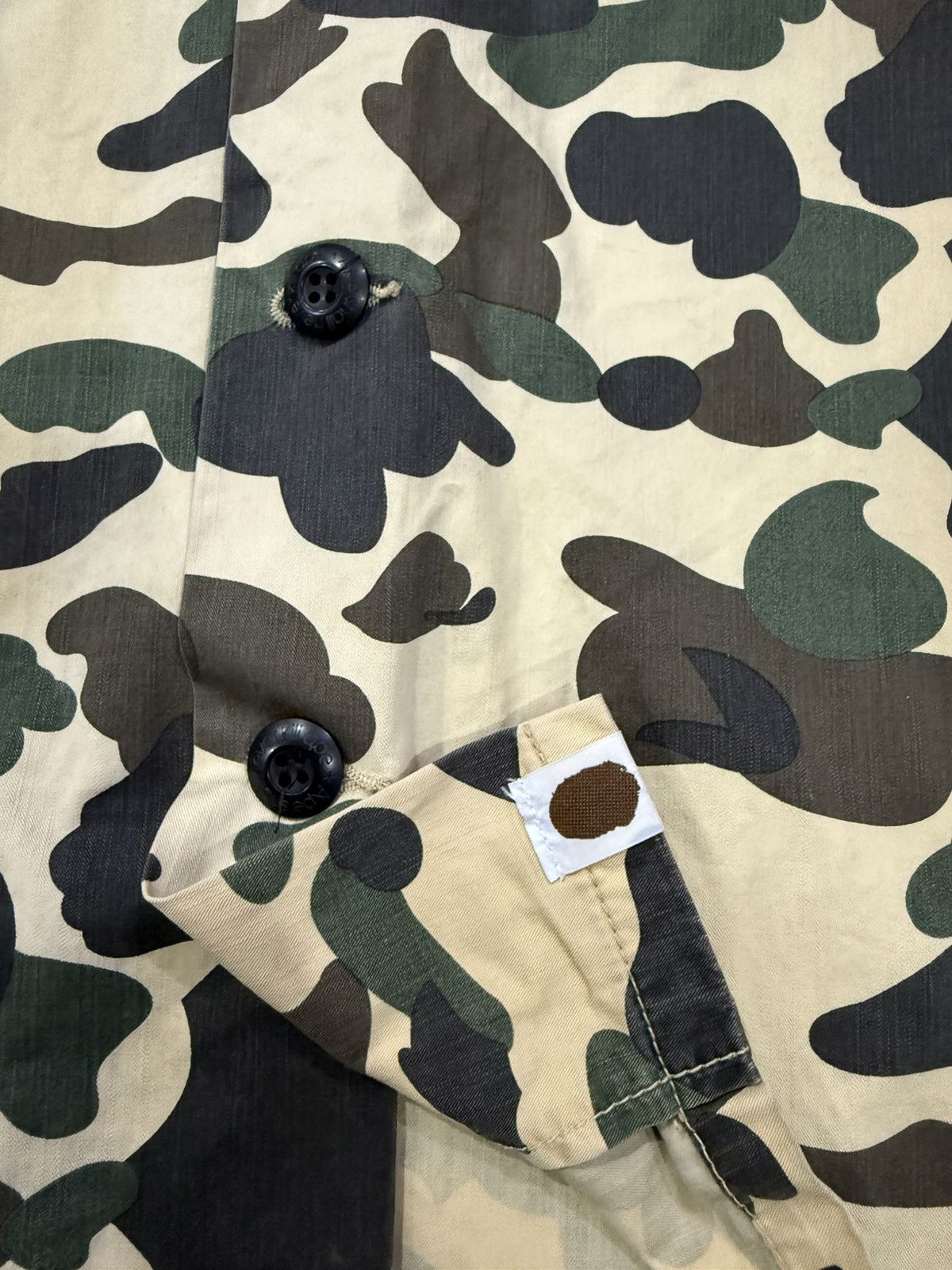 Bape bapesta camo A.S.N.K.A longsleeve button ups shirts Size US M / EU 48-50 / 2 - 6 Thumbnail