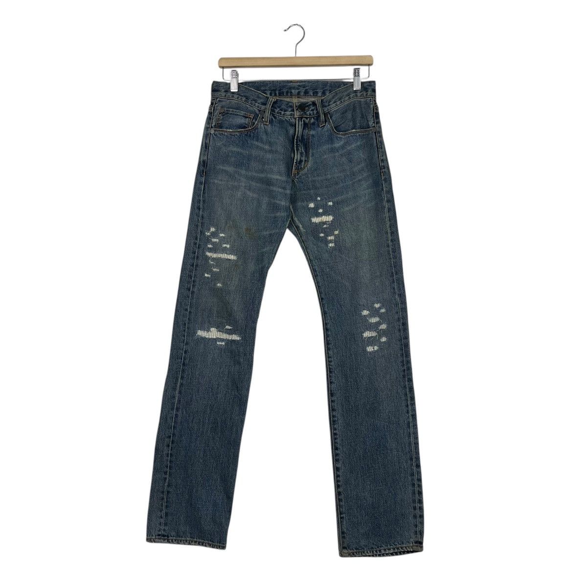 Japanese Brand Vintage Japanese Designer Workwear Denim Jeans Size US 30 / EU 46 - 1 Thumbnail